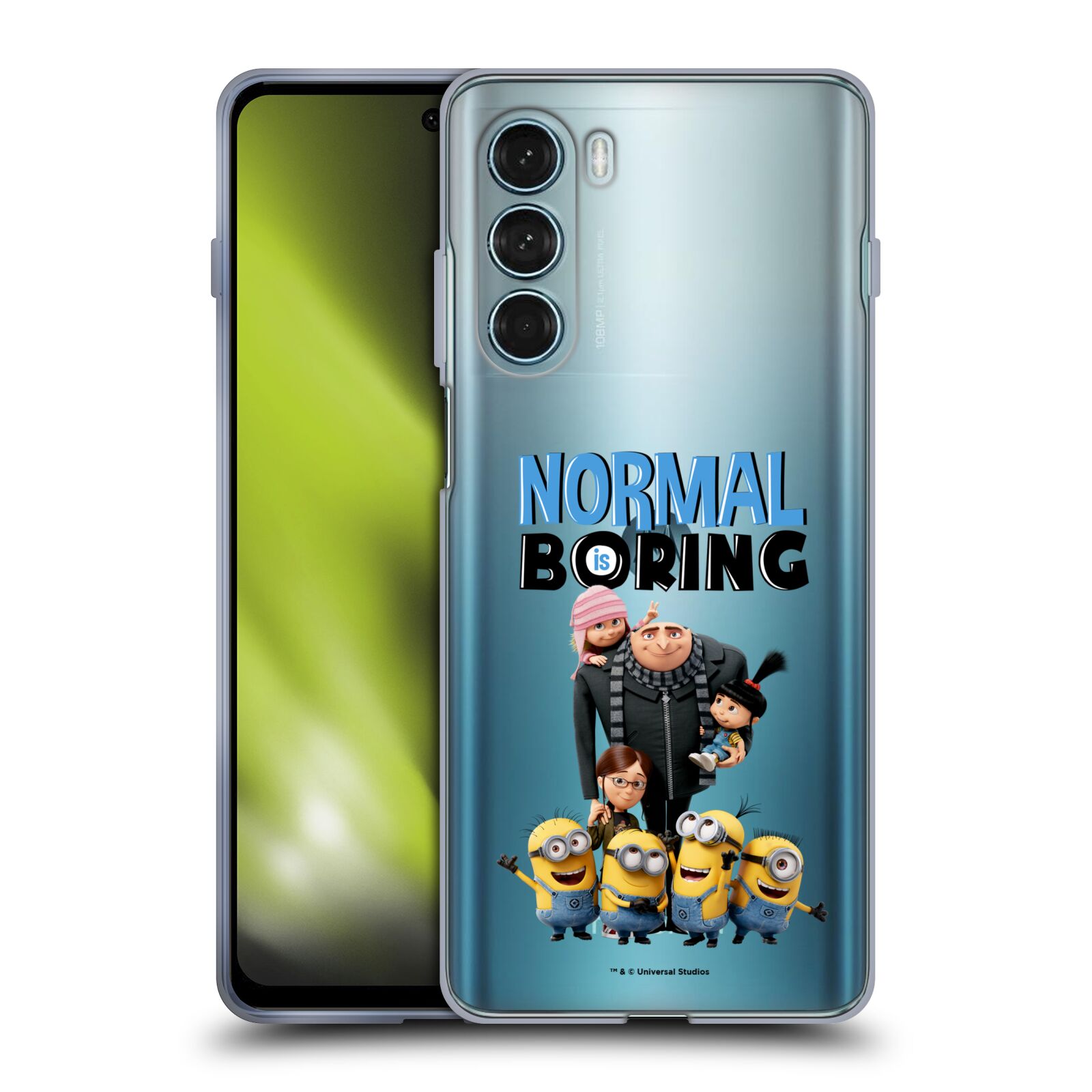 Silikonové pouzdro na mobil Motorola Moto G200 5G - Head Case - Normal is boring z filmu Já, padouch - Despicable Me