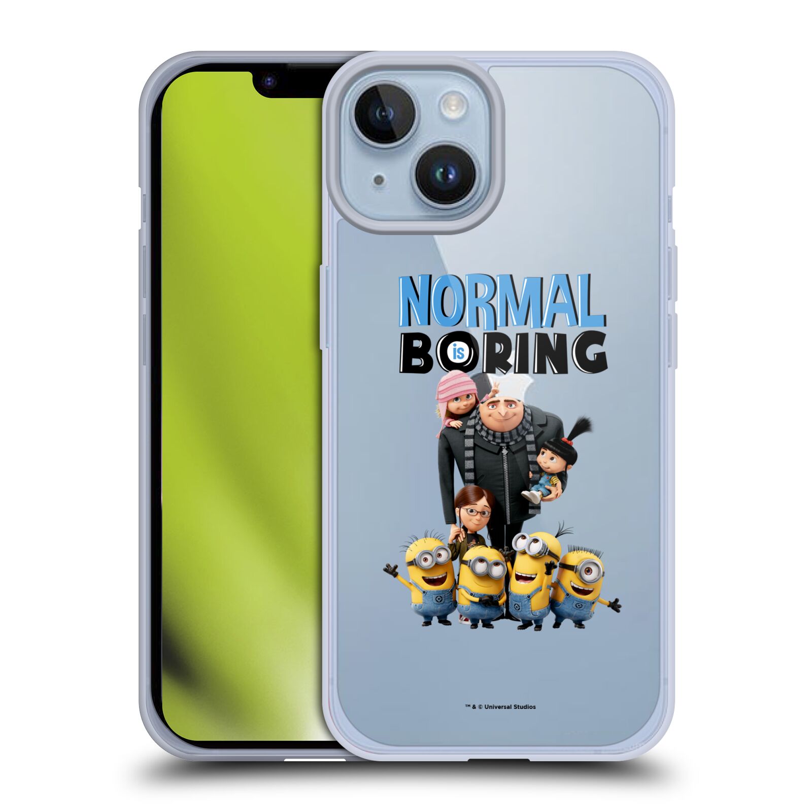 Silikonové pouzdro na mobil Apple iPhone 14 - Head Case - Normal is boring z filmu Já, padouch - Despicable Me