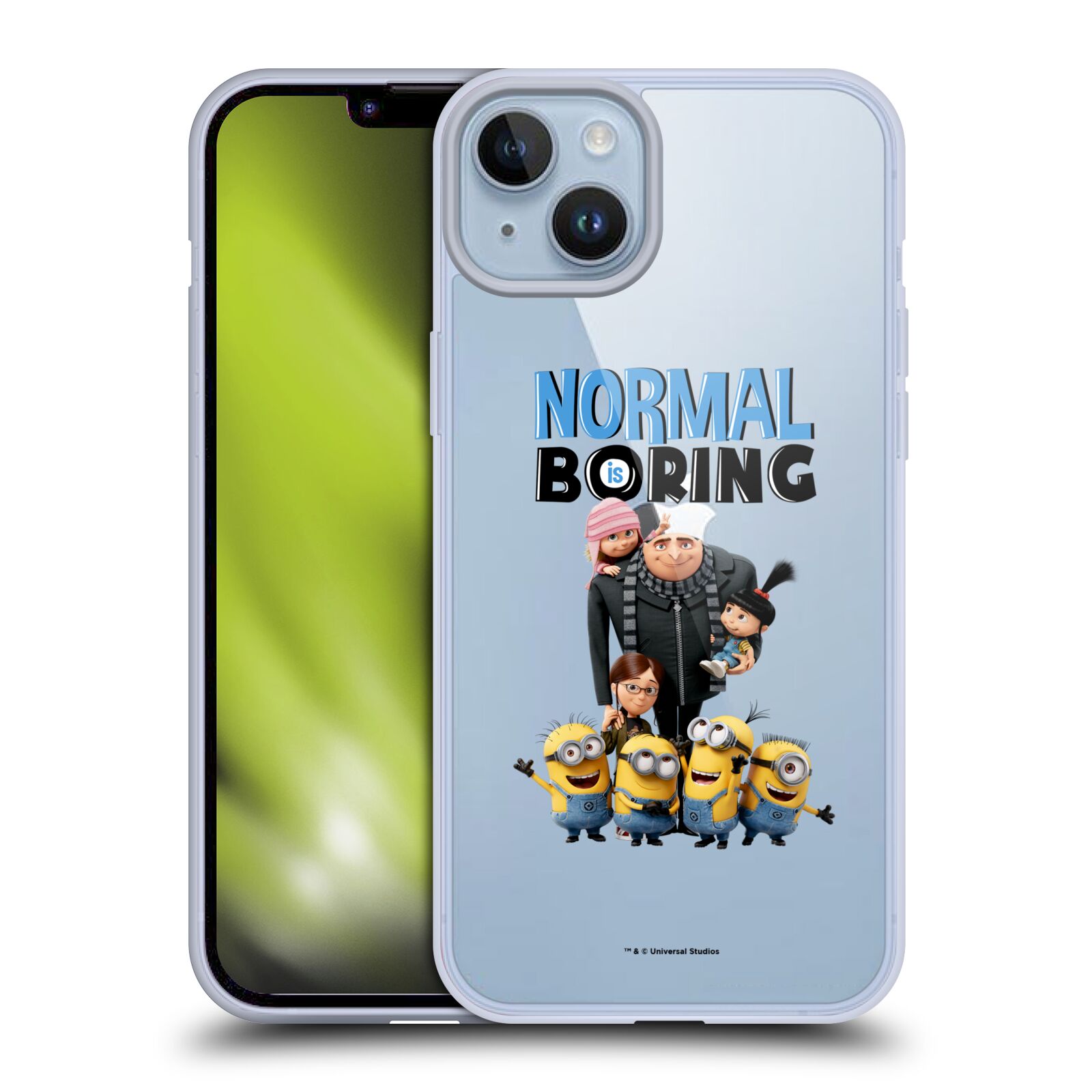 Silikonové pouzdro na mobil Apple iPhone 14 Plus - Head Case - Normal is boring z filmu Já, padouch - Despicable Me