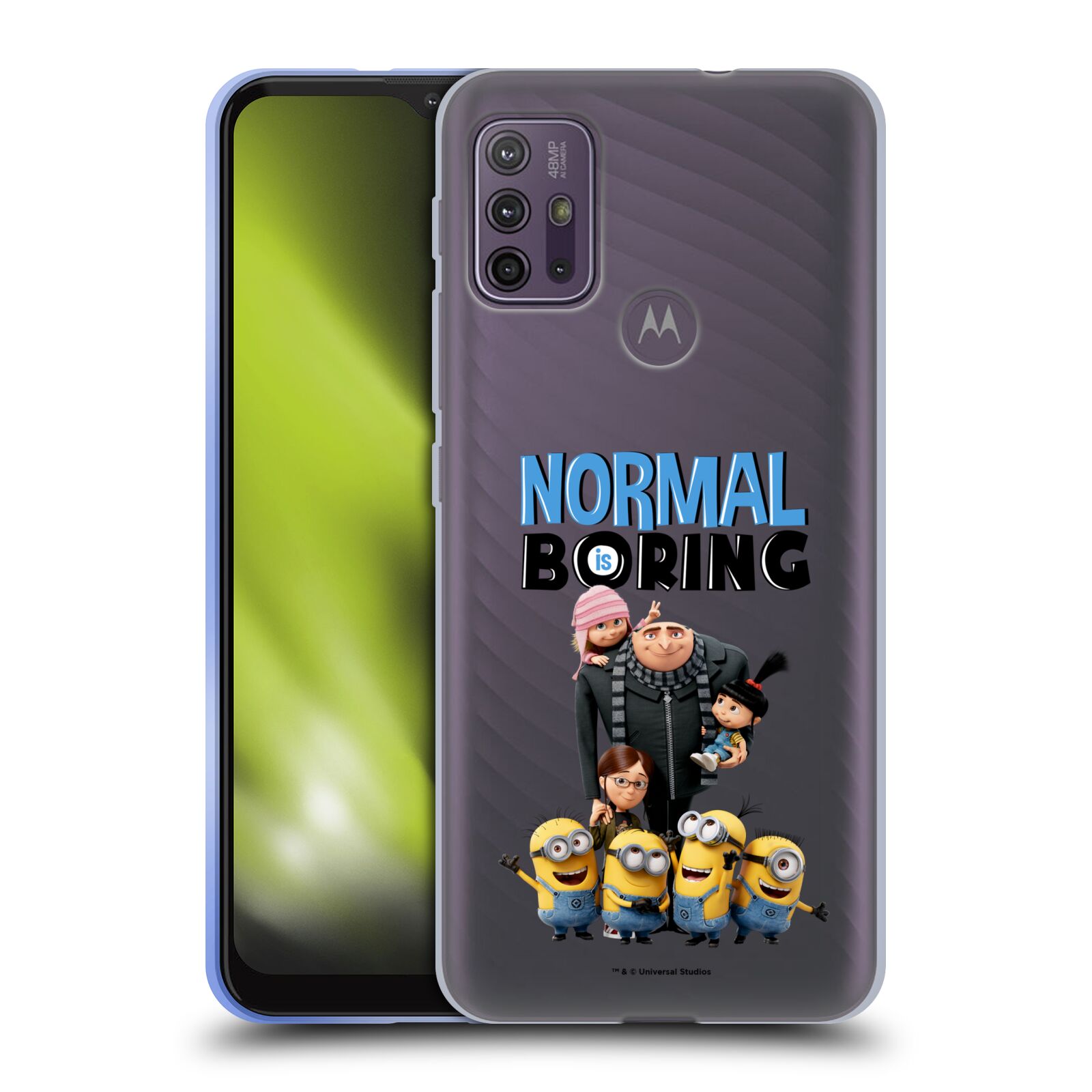 Silikonové pouzdro na mobil Motorola Moto G10 / G30 - Head Case - Normal is boring z filmu Já, padouch - Despicable Me