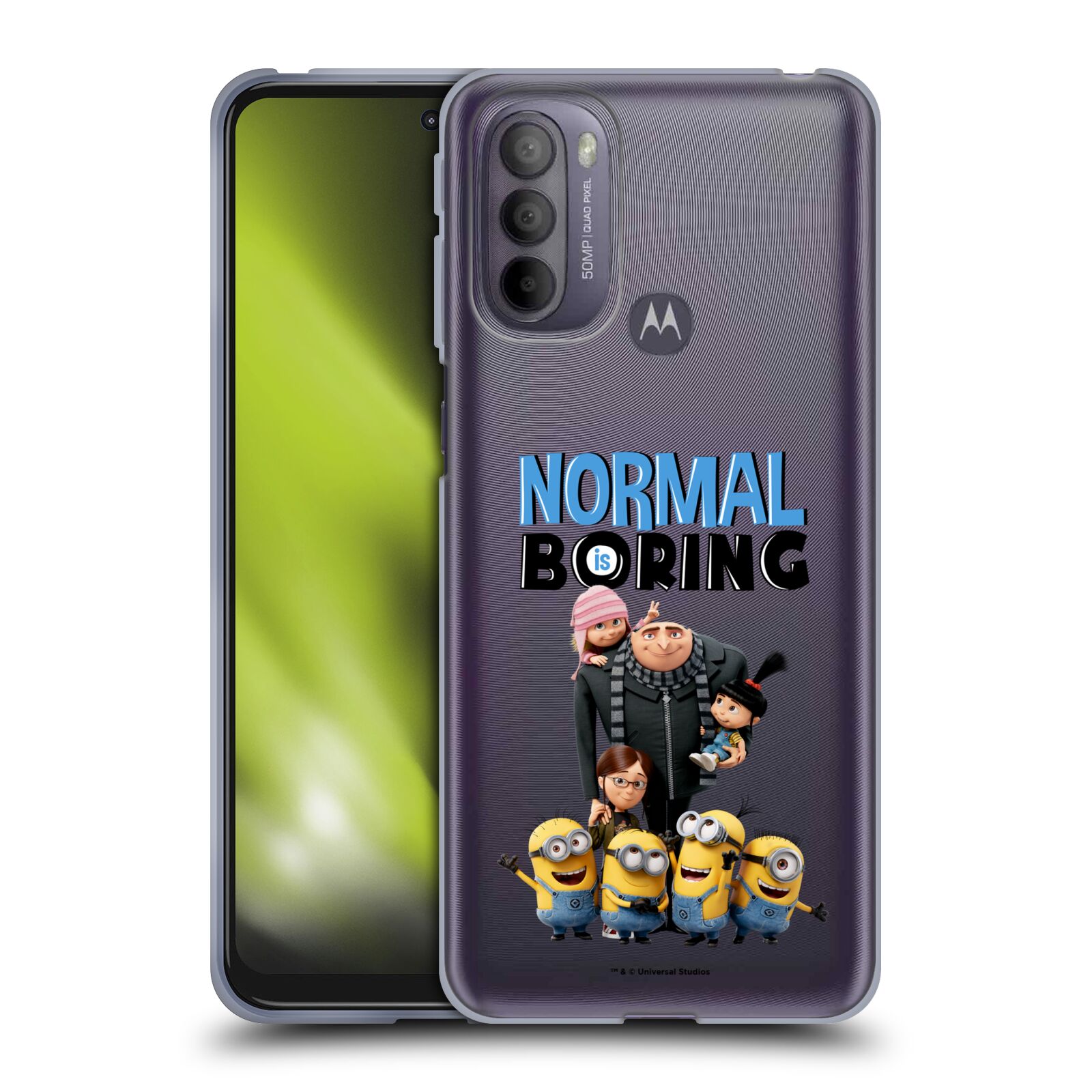 Silikonové pouzdro na mobil Motorola Moto G31 - Head Case - Normal is boring z filmu Já, padouch - Despicable Me