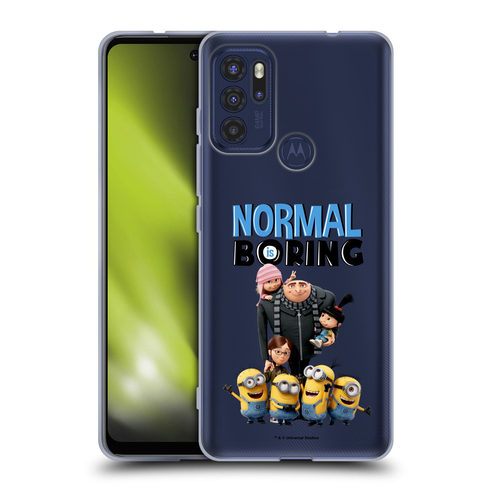 Silikonové pouzdro na mobil Motorola Moto G60s - Head Case - Normal is boring z filmu Já, padouch - Despicable Me