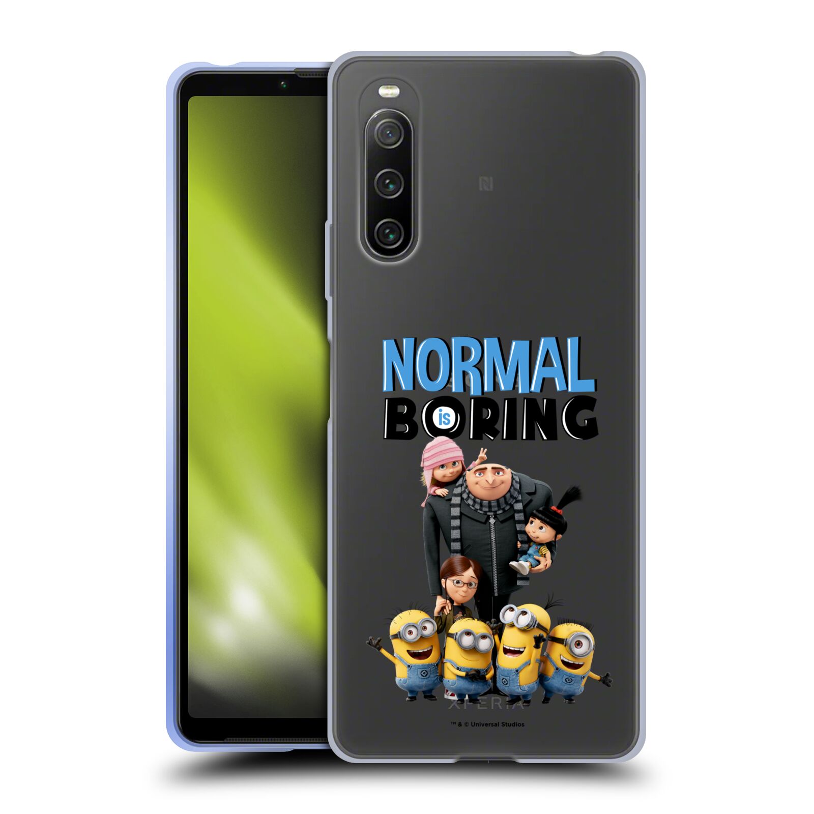 Silikonové pouzdro na mobil Sony Xperia 10 IV - Head Case - Normal is boring z filmu Já, padouch - Despicable Me