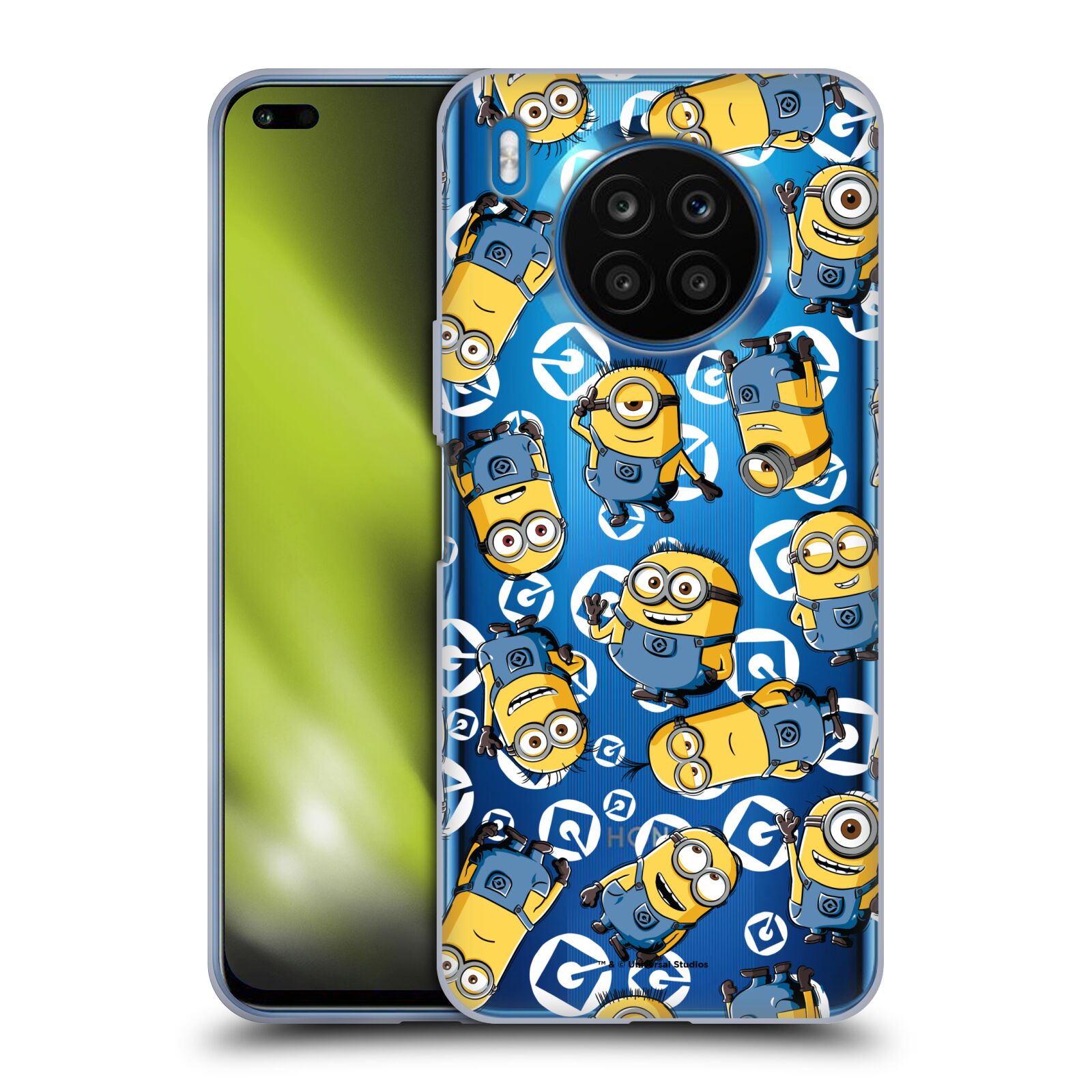 Silikonové pouzdro na mobil Huawei Nova 8i / Honor 50 Lite - Head Case - Minion pattern z filmu Já, padouch - Despicable Me