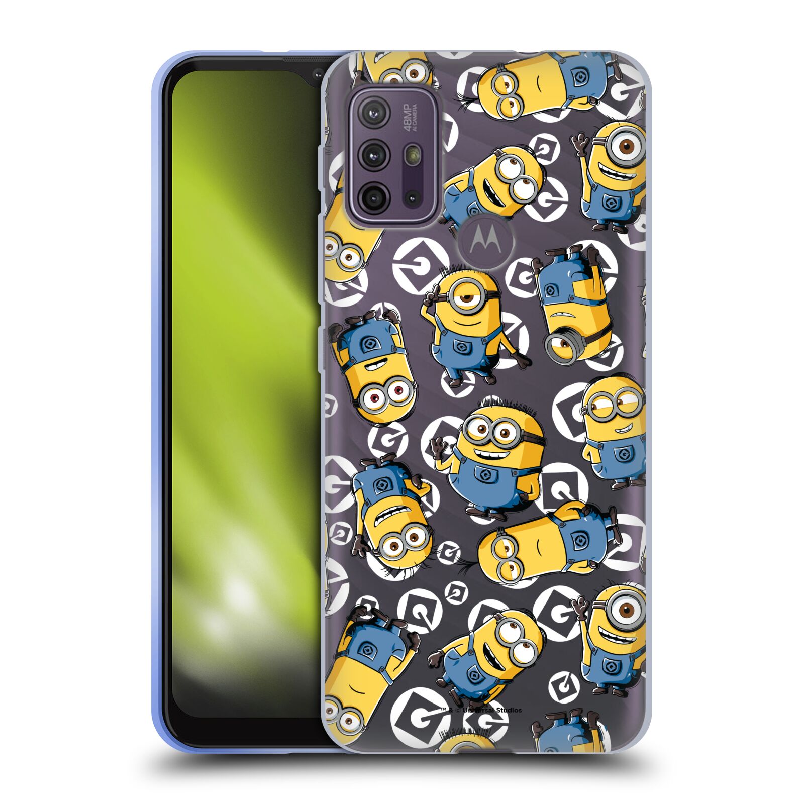 Silikonové pouzdro na mobil Motorola Moto G10 / G30 - Head Case - Minion pattern z filmu Já, padouch - Despicable Me