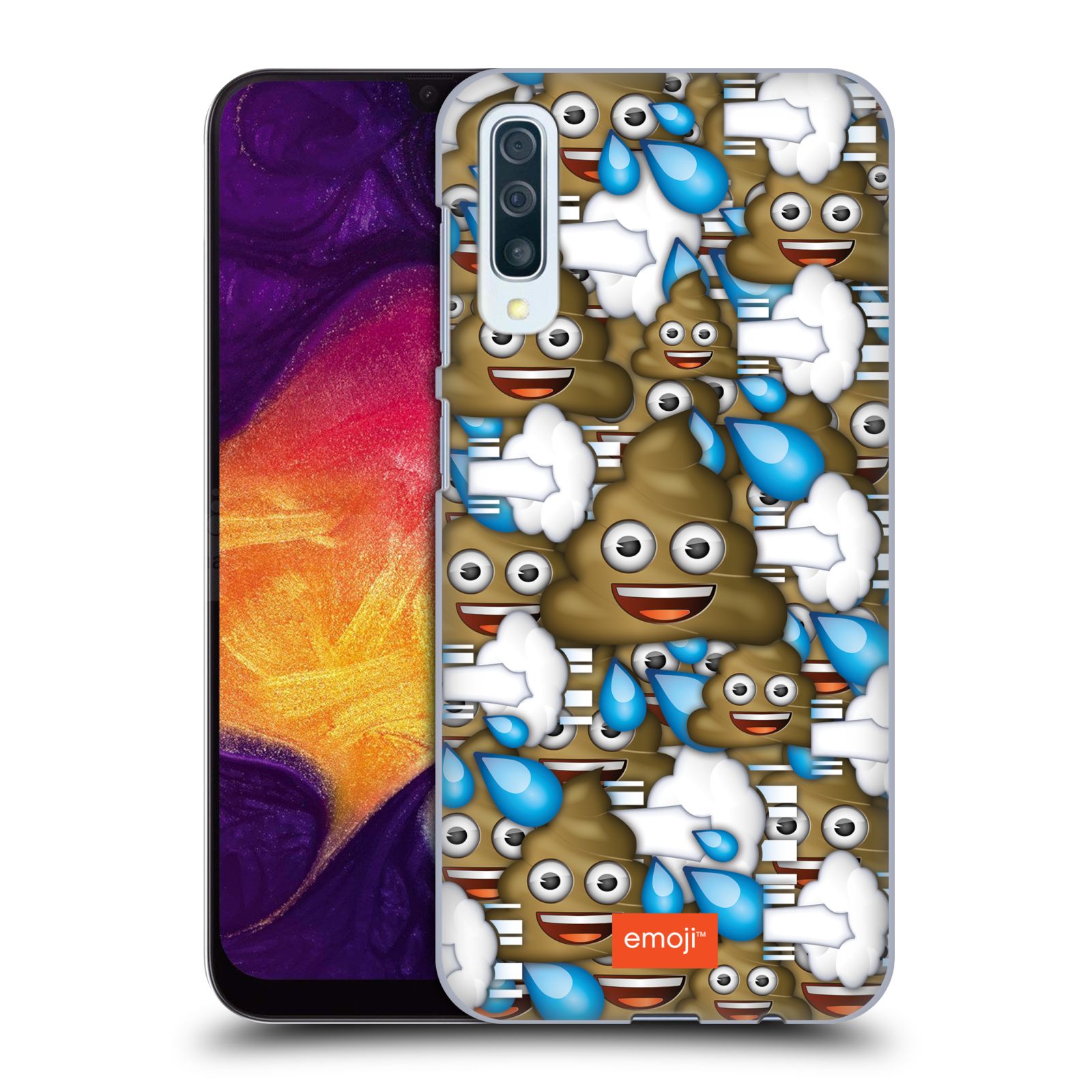 Plastové pouzdro na mobil Samsung Galaxy A50 / A30s - Head Case - EMOJI - Hovínka a prdíky
