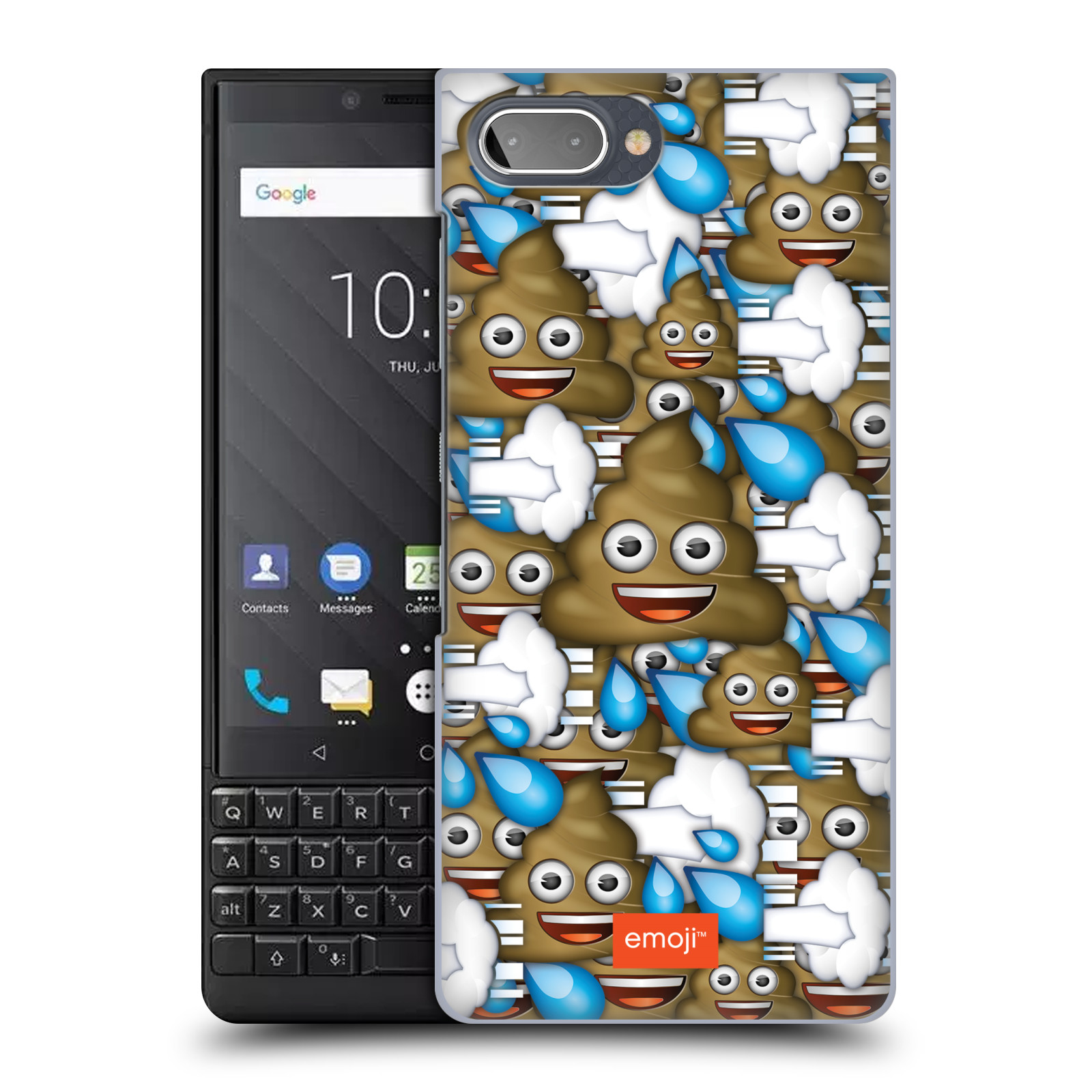 Plastové pouzdro na mobil Blackberry Key 2 - Head Case - EMOJI - Hovínka a prdíky