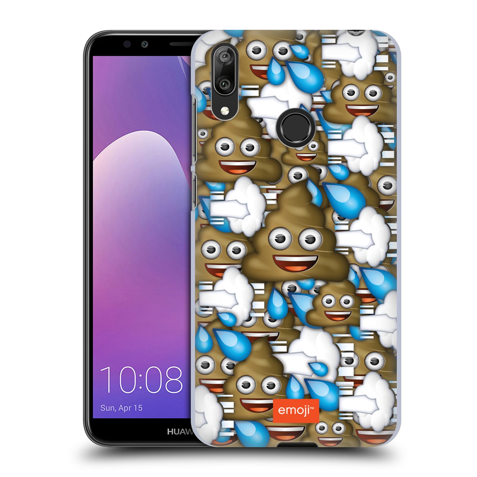 Plastové pouzdro na mobil Huawei Y7 (2019) - Head Case - EMOJI - Hovínka a prdíky