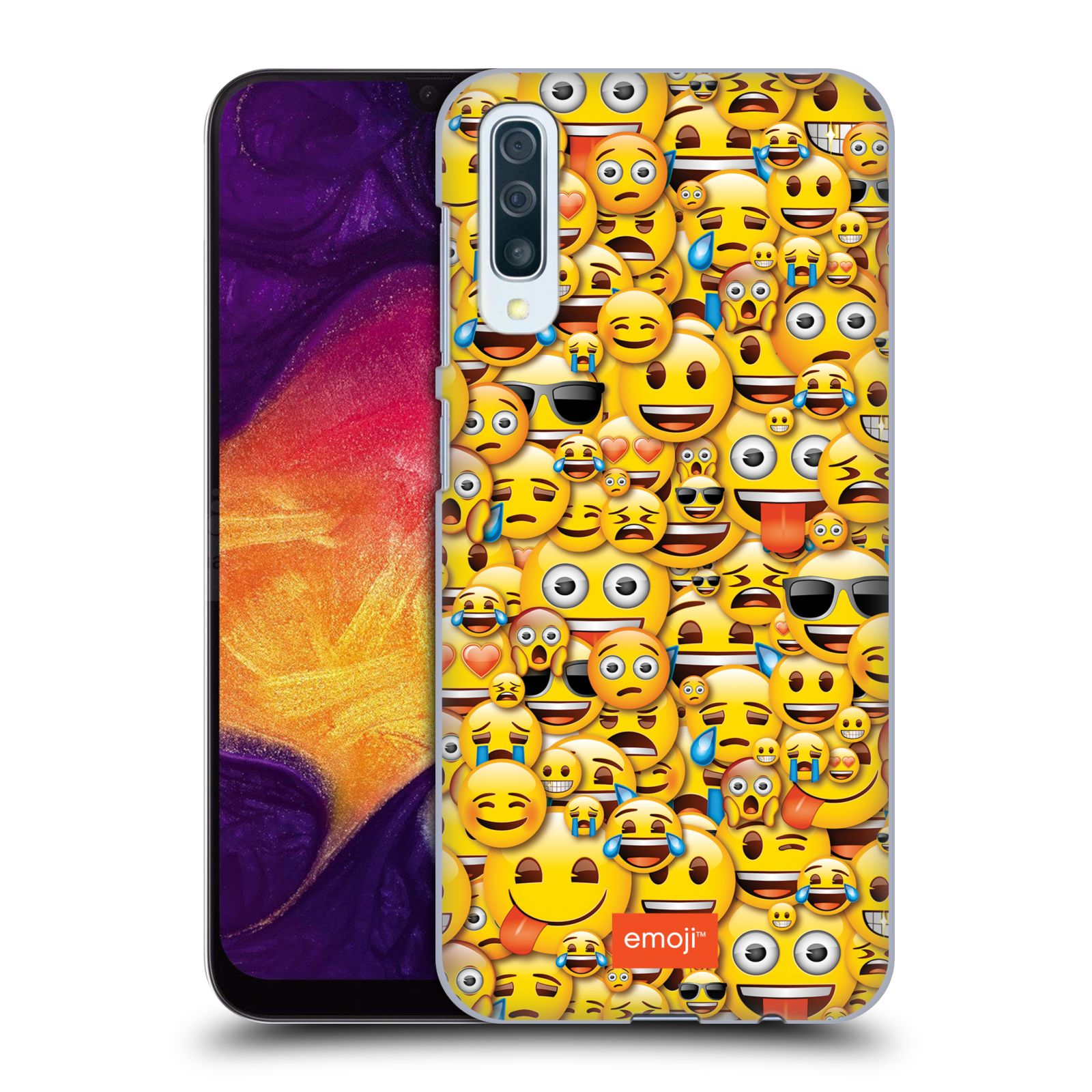 Plastové pouzdro na mobil Samsung Galaxy A50 / A30s - Head Case - EMOJI - Mnoho malých smajlíků
