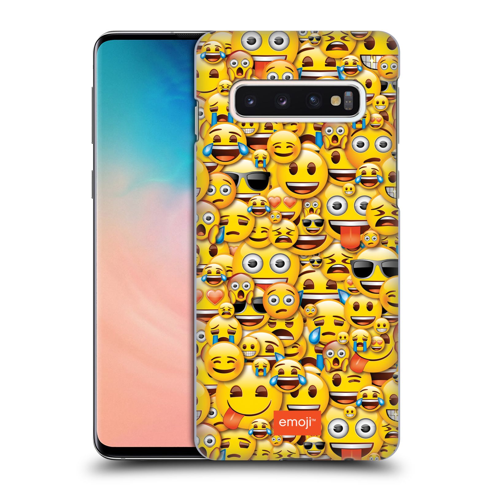 Plastové pouzdro na mobil Samsung Galaxy S10 - Head Case - EMOJI - Mnoho malých smajlíků