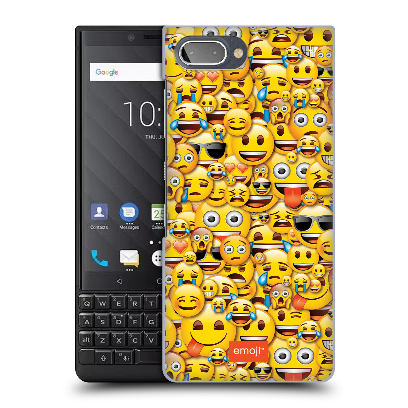Plastové pouzdro na mobil Blackberry Key 2 - Head Case - EMOJI - Mnoho malých smajlíků