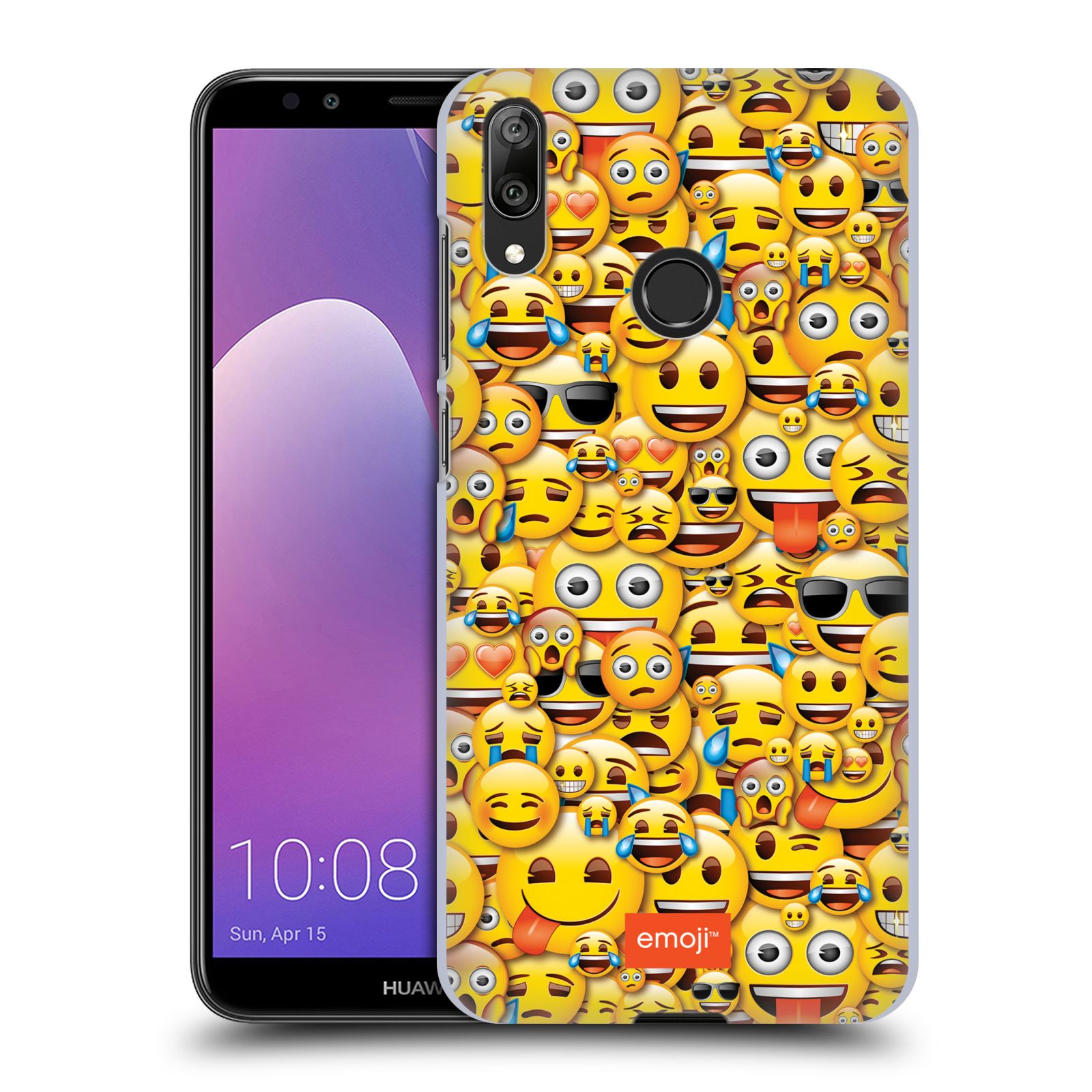Plastové pouzdro na mobil Huawei Y7 (2019) - Head Case - EMOJI - Mnoho malých smajlíků