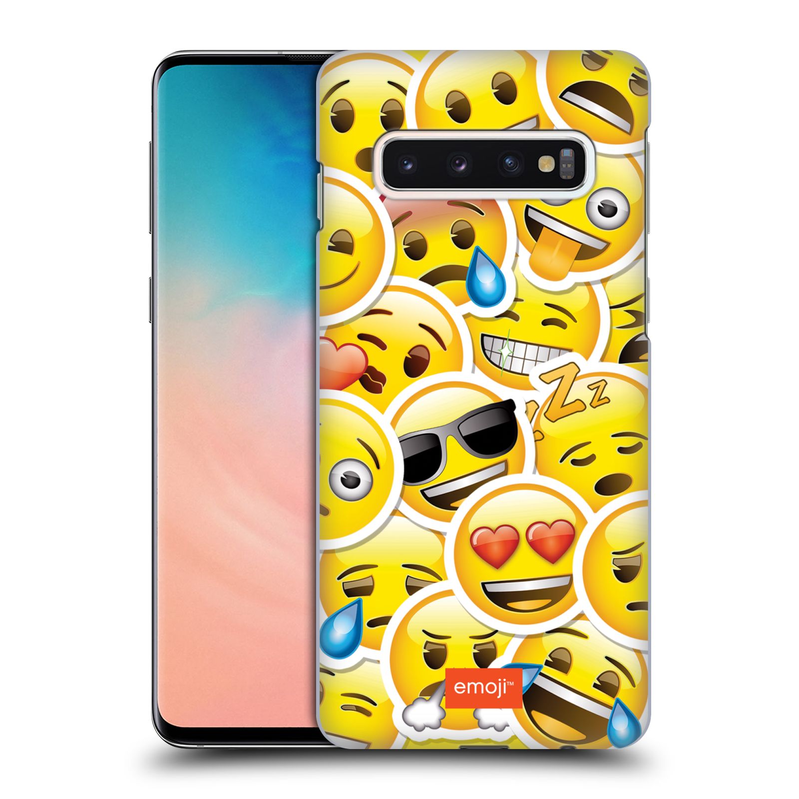 Plastové pouzdro na mobil Samsung Galaxy S10 - Head Case - EMOJI - Velcí smajlíci ZZ