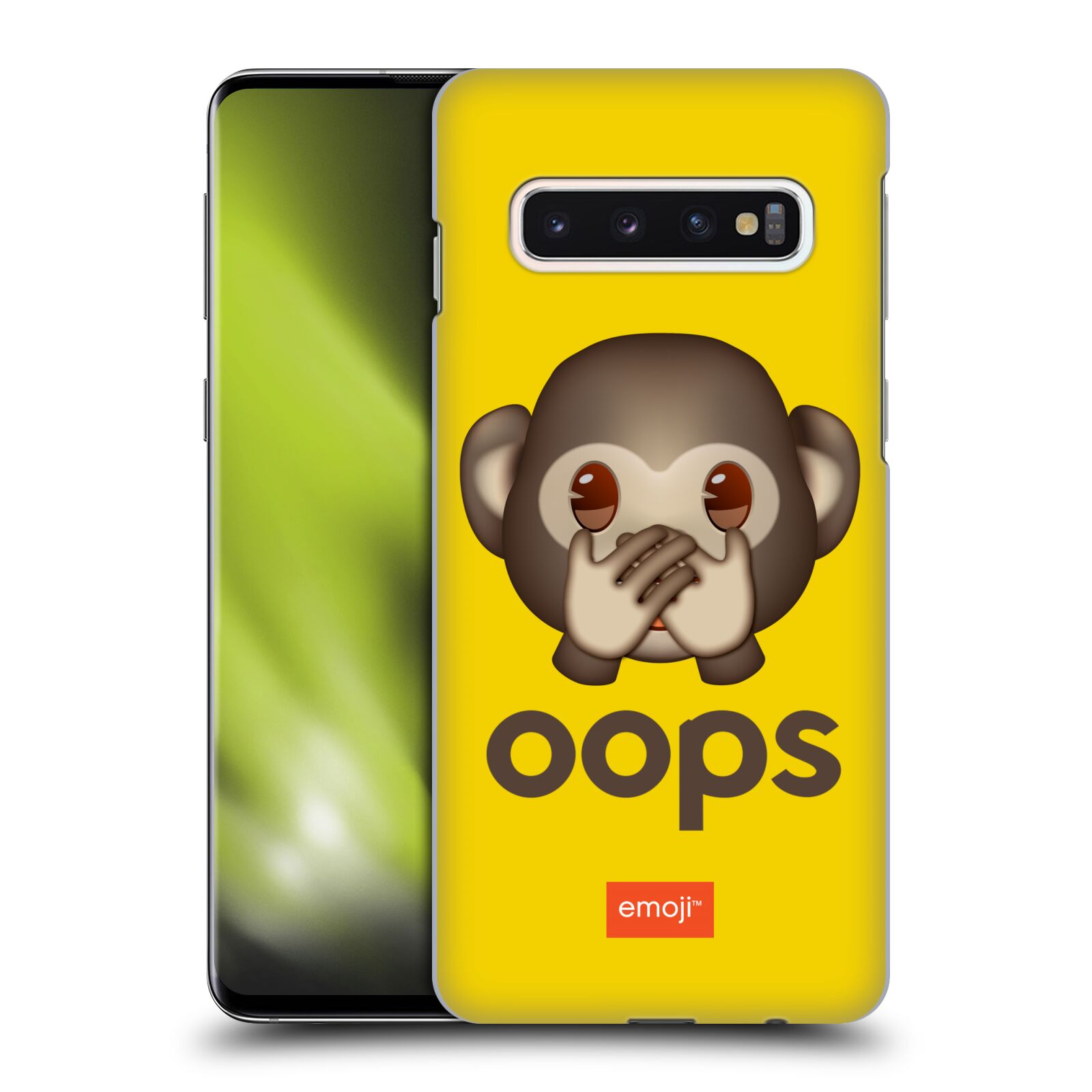 Plastové pouzdro na mobil Samsung Galaxy S10 - Head Case - EMOJI - Opička OOPS