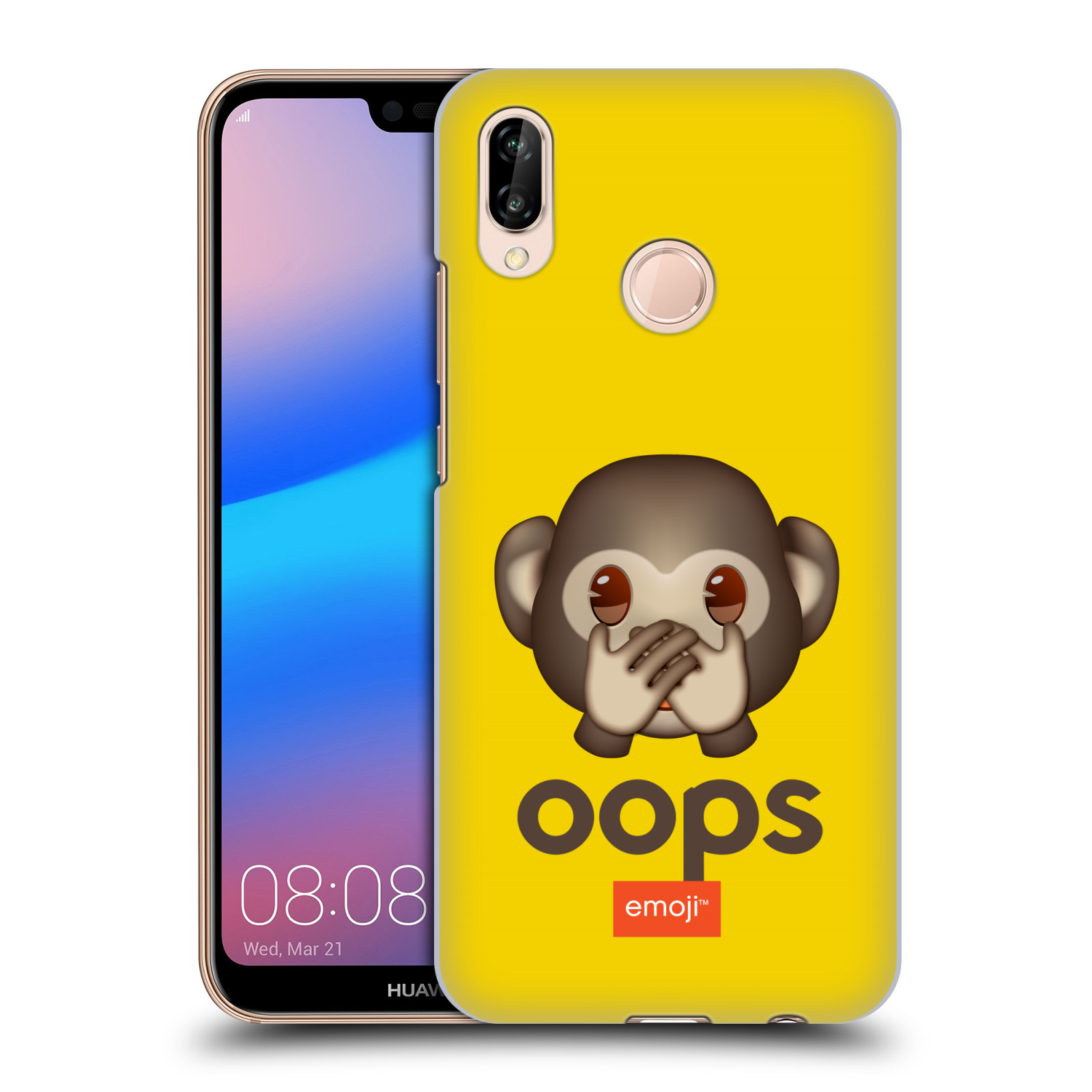 Plastové pouzdro na mobil Huawei P20 Lite - Head Case - EMOJI - Opička OOPS