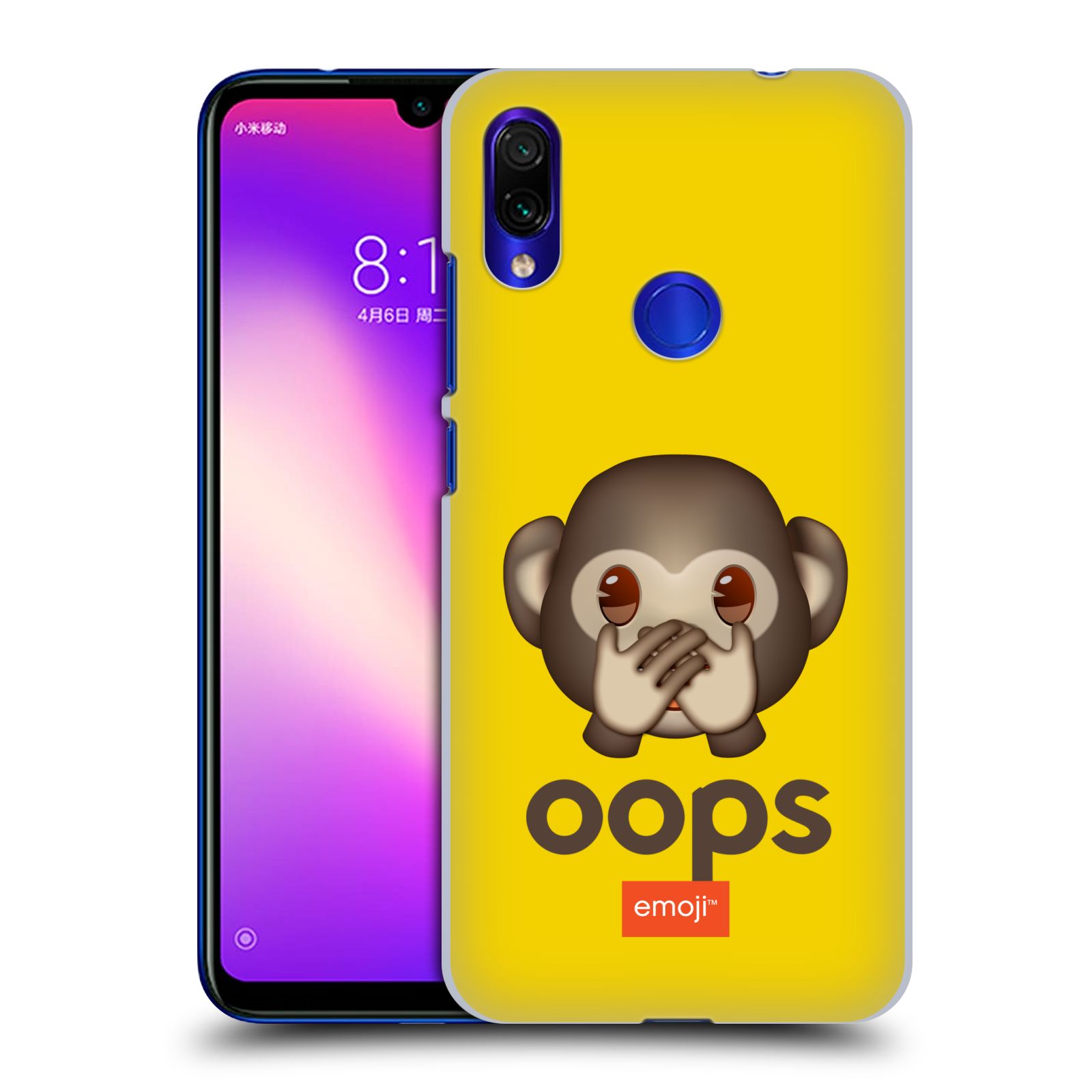 Plastové pouzdro na mobil Xiaomi Redmi Note 7 - Head Case - EMOJI - Opička OOPS