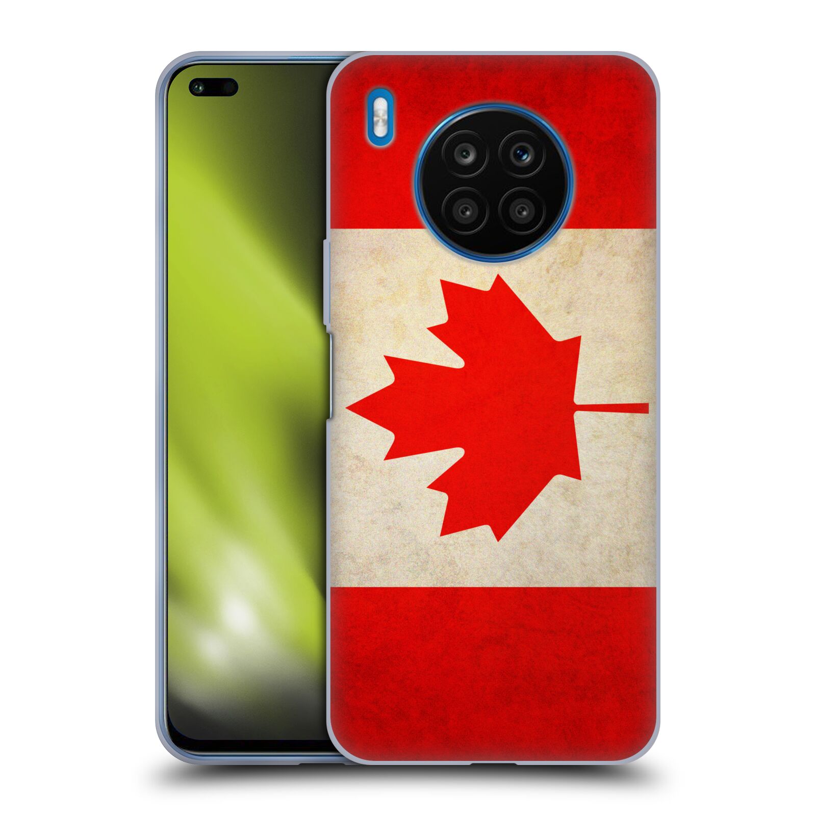 Silikonové pouzdro na mobil Huawei Nova 8i / Honor 50 Lite - Head Case - VLAJKA KANADA