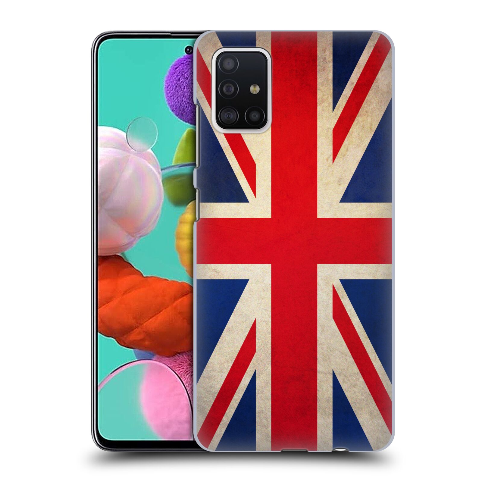 Plastové pouzdro na mobil Samsung Galaxy A51 - Head Case - VLAJKA VELKÁ BRITÁNIE