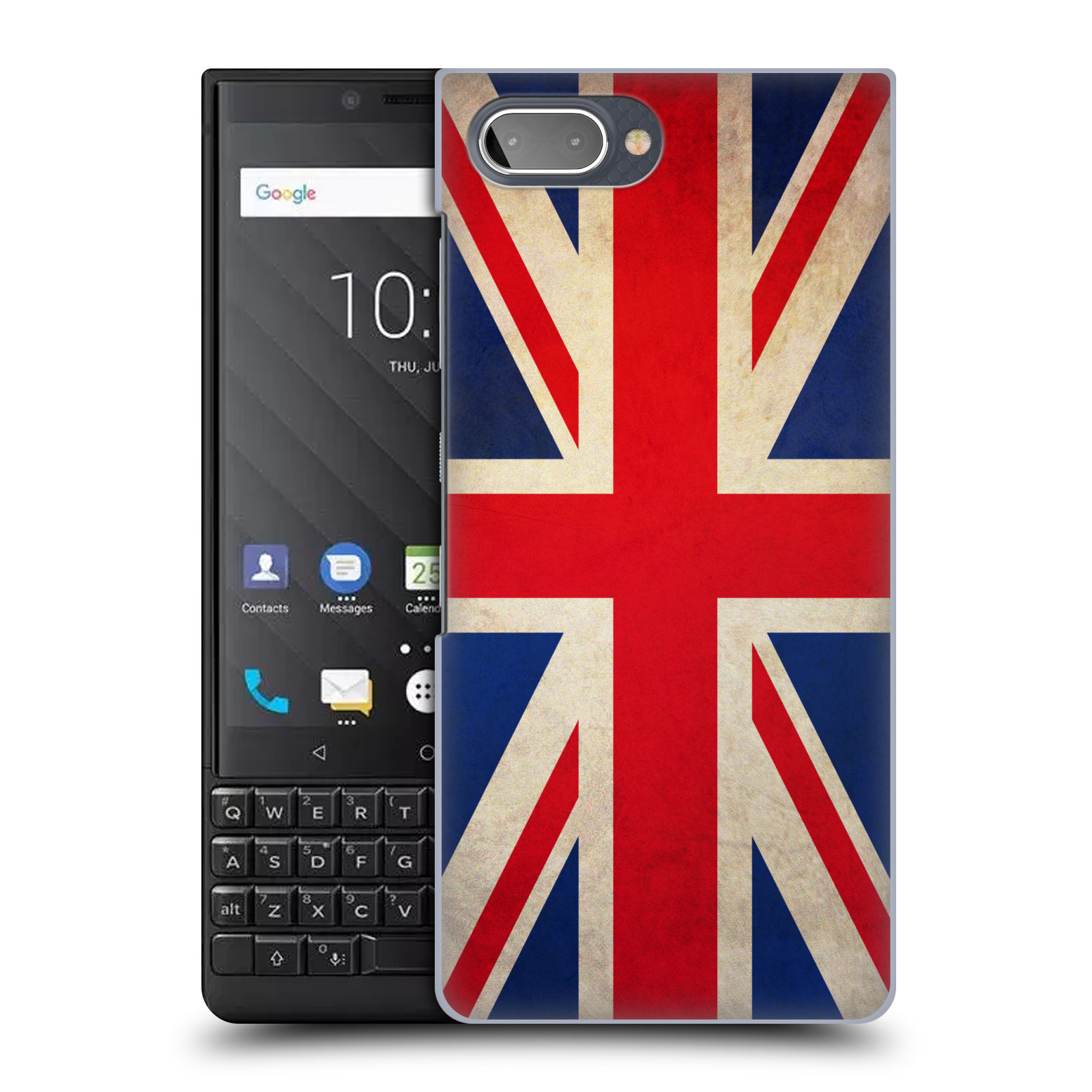 Plastové pouzdro na mobil Blackberry Key 2 - Head Case - VLAJKA VELKÁ BRITÁNIE