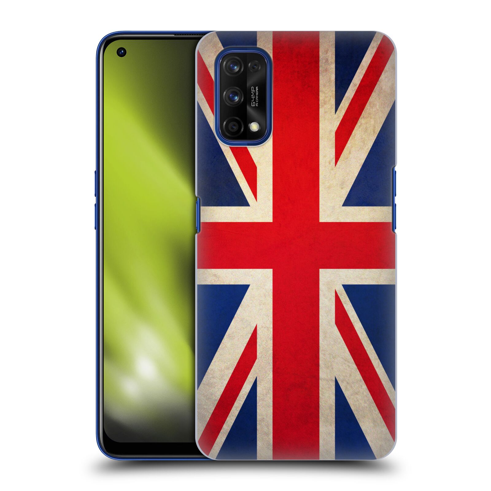 Plastové pouzdro na mobil Realme 7 Pro - Head Case - VLAJKA VELKÁ BRITÁNIE