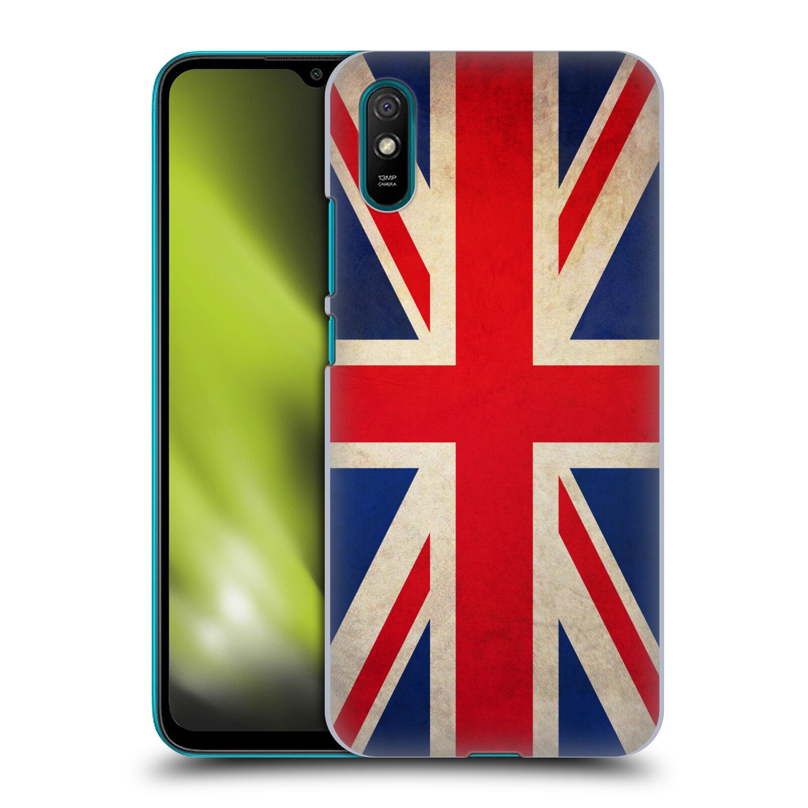 Plastové pouzdro na mobil Xiaomi Redmi 9A / Xiaomi Redmi 9AT - Head Case - VLAJKA VELKÁ BRITÁNIE (Plastový kryt, pouzdro, obal na mobilní telefon Xiaomi Redmi 9A / Xiaomi Redmi 9AT s motivem VLAJKA VELKÁ BRITÁNIE)