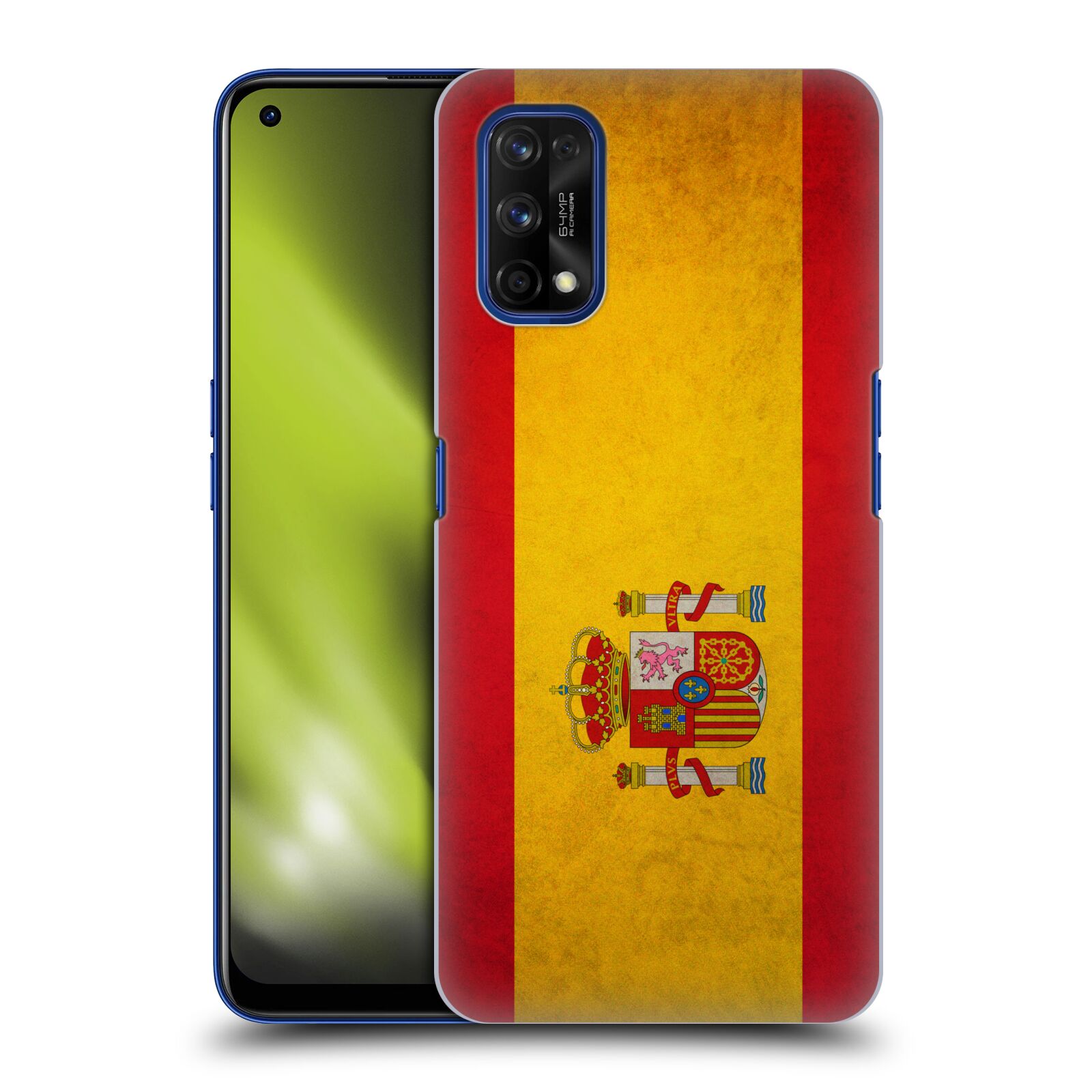 Plastové pouzdro na mobil Realme 7 Pro - Head Case - VLAJKA ŠPANĚLSKO