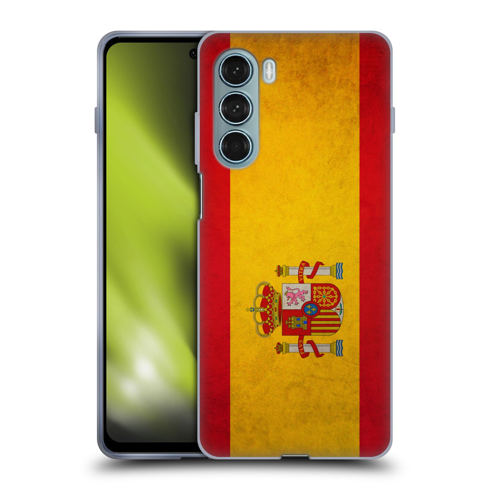 Silikonové pouzdro na mobil Motorola Moto G200 5G - Head Case - VLAJKA ŠPANĚLSKO