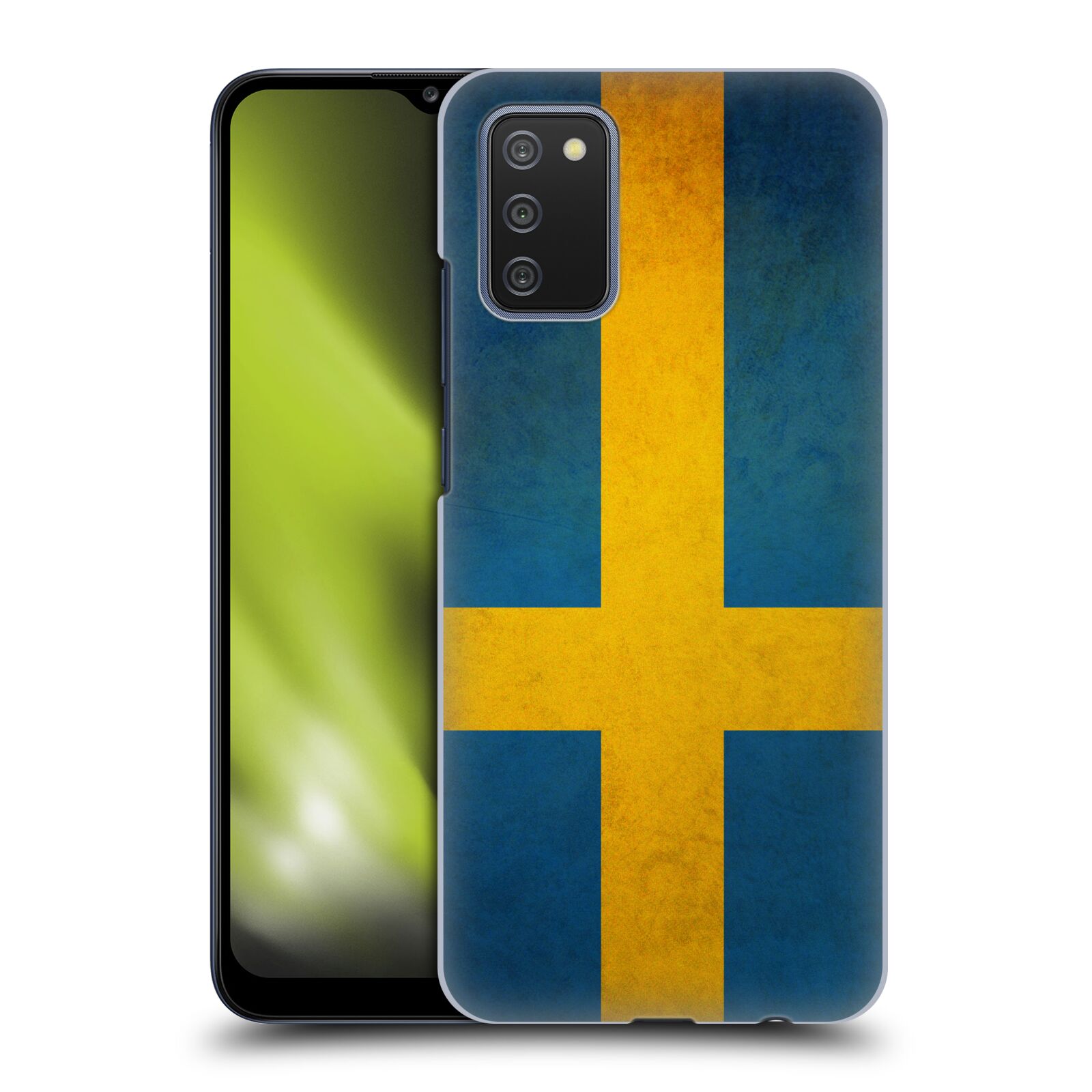 Plastové pouzdro na mobil Samsung Galaxy A02s - Head Case - VLAJKA ŠVÉDSKO