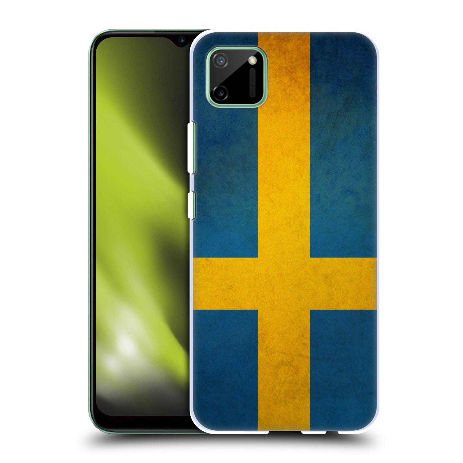 Plastové pouzdro na mobil Realme C11 - Head Case - VLAJKA ŠVÉDSKO