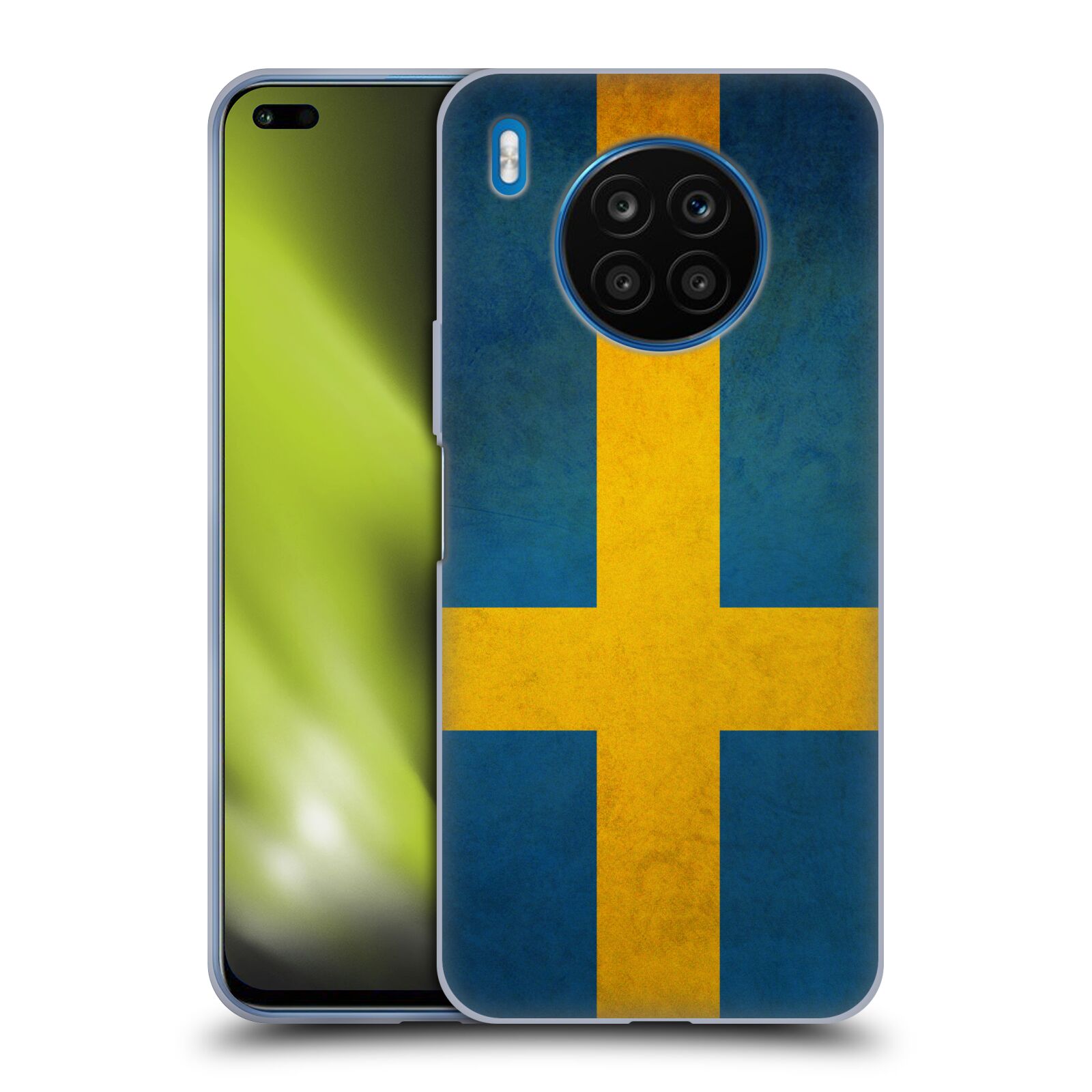 Silikonové pouzdro na mobil Huawei Nova 8i / Honor 50 Lite - Head Case - VLAJKA ŠVÉDSKO