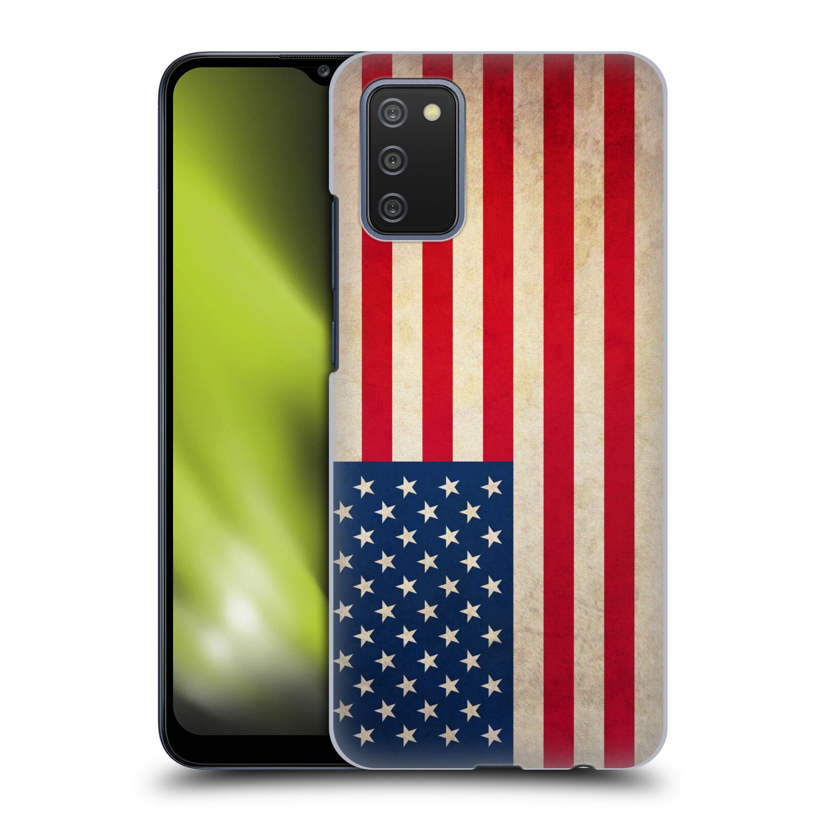 Plastové pouzdro na mobil Samsung Galaxy A02s - Head Case - VLAJKA USA