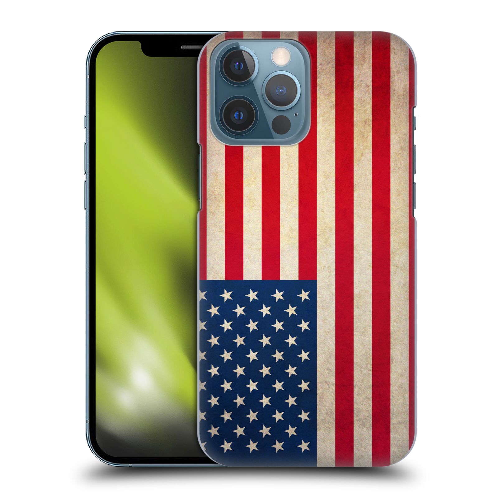 Plastové pouzdro na mobil Apple iPhone 13 Pro Max - Head Case - VLAJKA USA