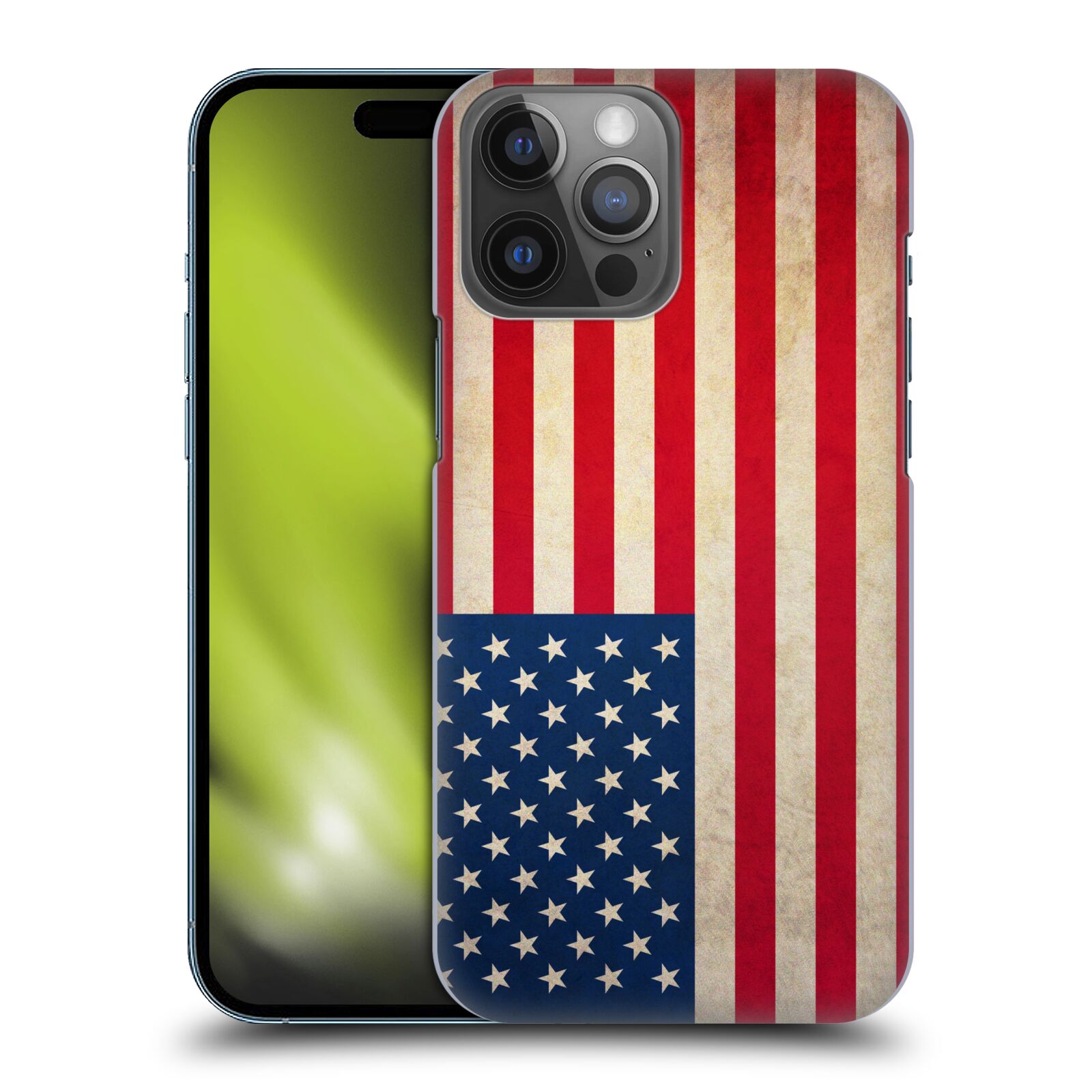 Plastové pouzdro na mobil Apple iPhone 14 Pro Max - Head Case - VLAJKA USA