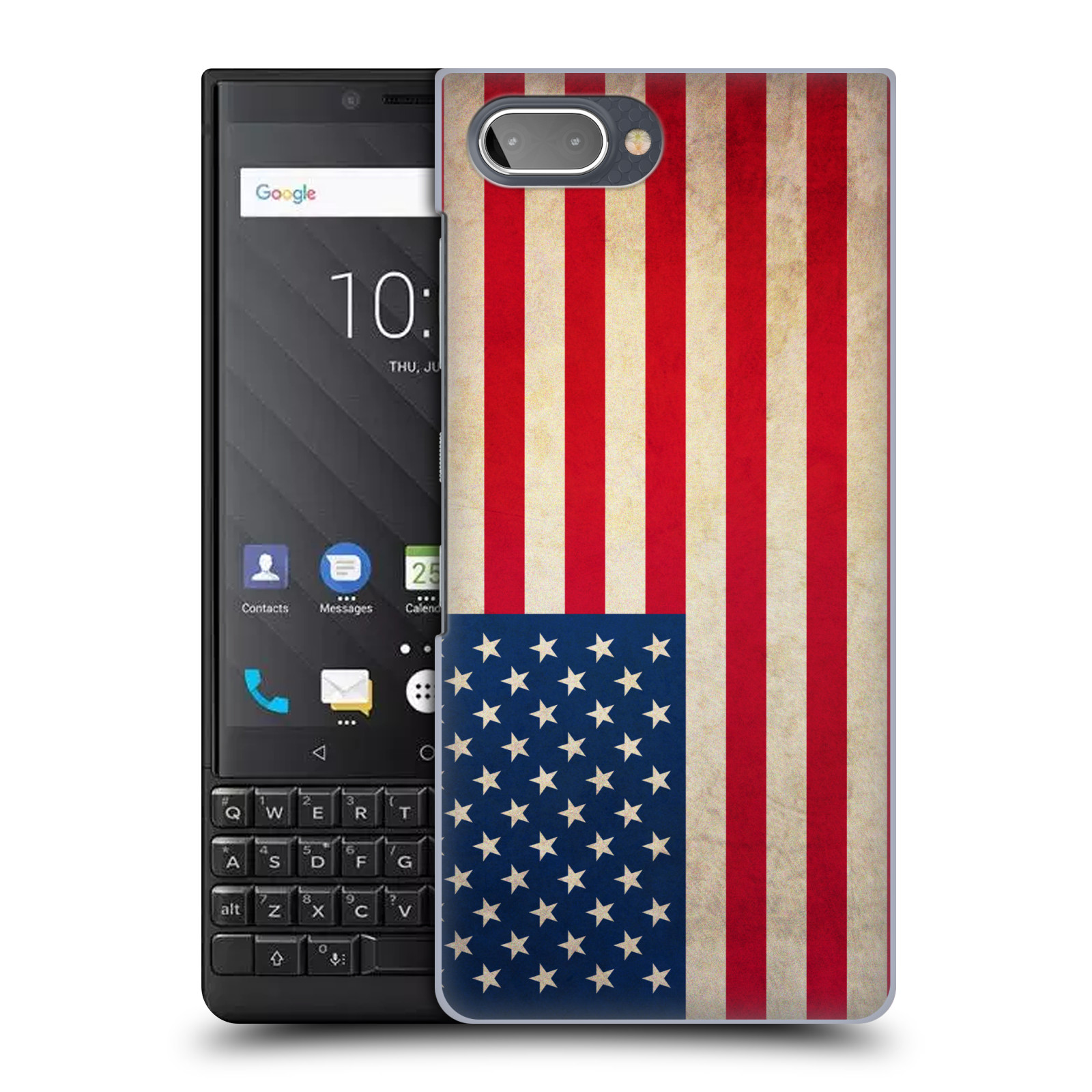 Plastové pouzdro na mobil Blackberry Key 2 - Head Case - VLAJKA USA