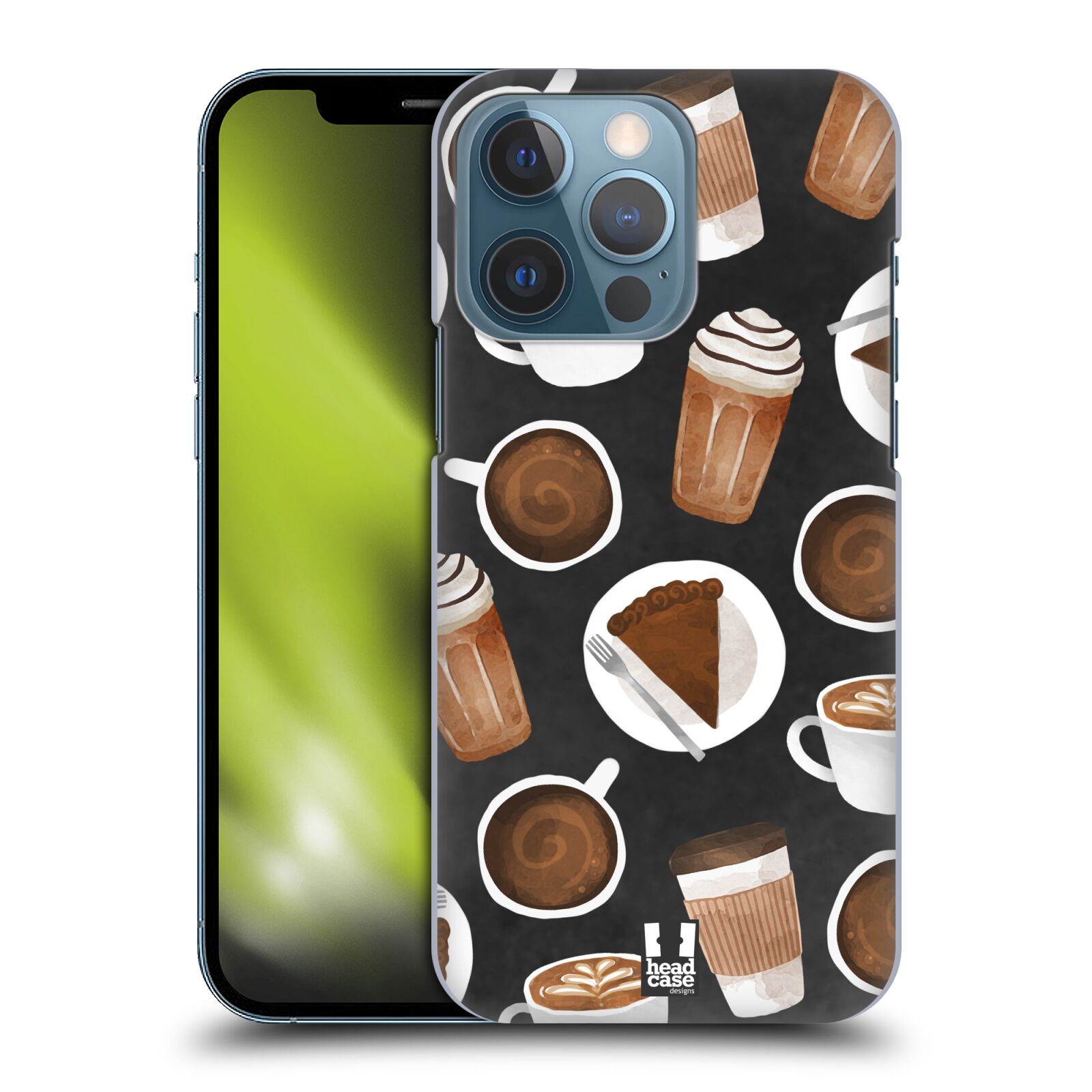 Plastové pouzdro na mobil Apple iPhone 13 Pro - Head Case - Kafíčka a dortík