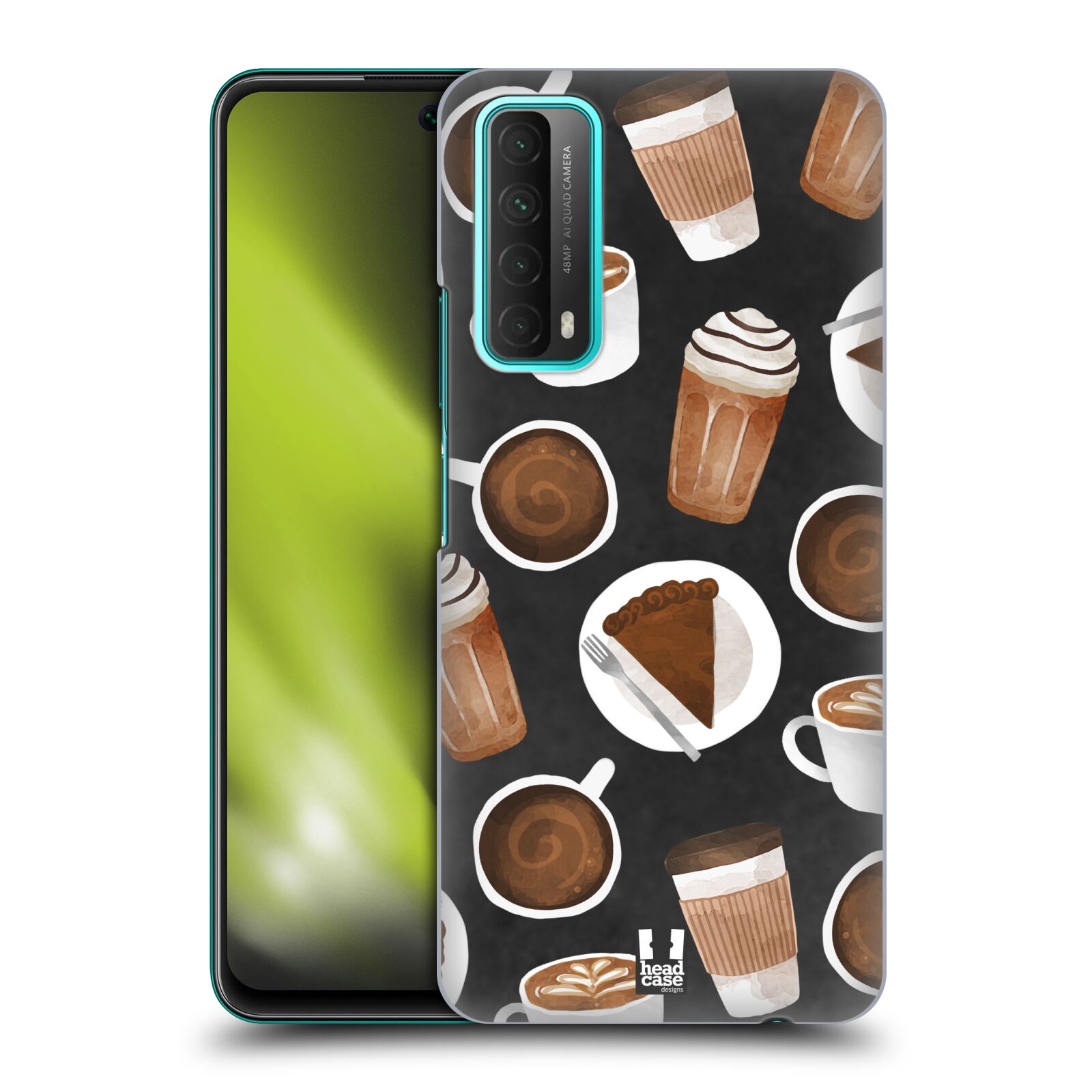 Plastové pouzdro na mobil Huawei P Smart (2021) - Head Case - Kafíčka a dortík