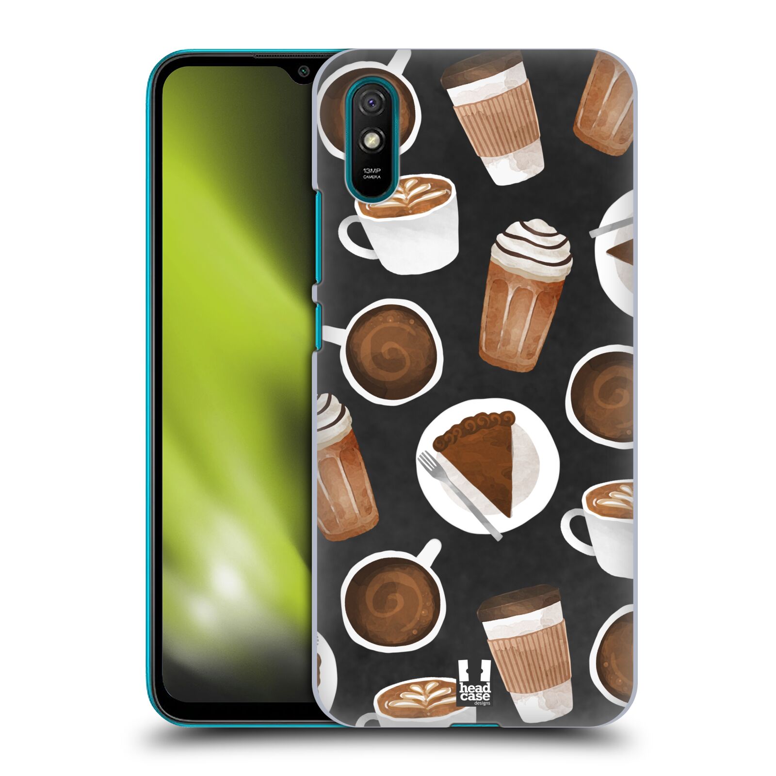 Plastové pouzdro na mobil Xiaomi Redmi 9A / Xiaomi Redmi 9AT - Head Case - Kafíčka a dortík