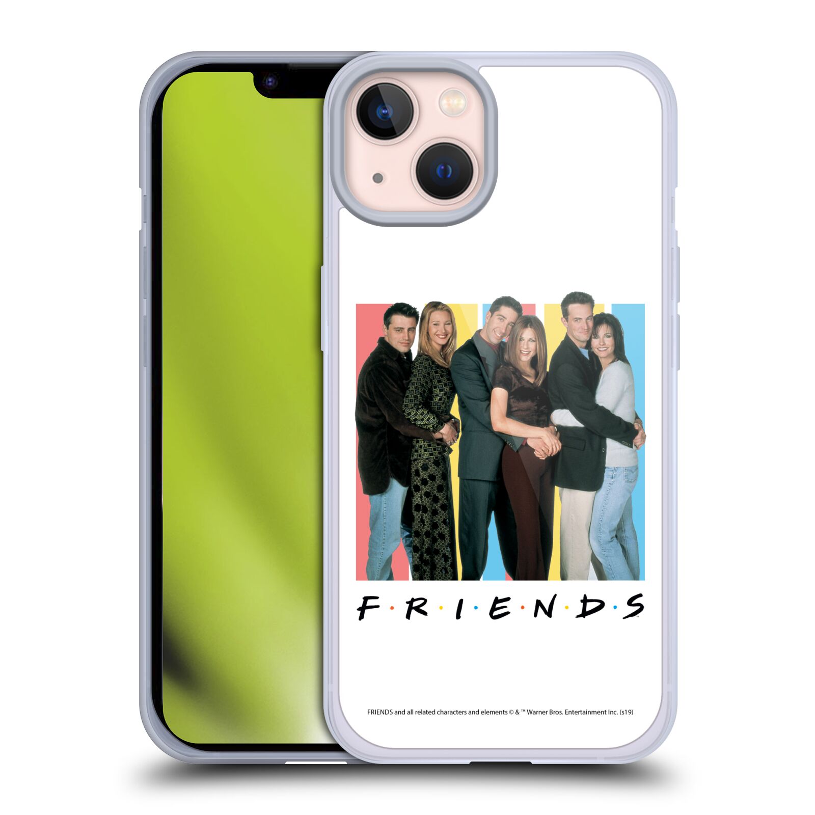 Silikonové pouzdro na mobil Apple iPhone 13 - Friends - Přátelé (Silikonový kryt, obal, pouzdro na mobilní telefon Apple iPhone 13 s licencovaným motivem Friends)
