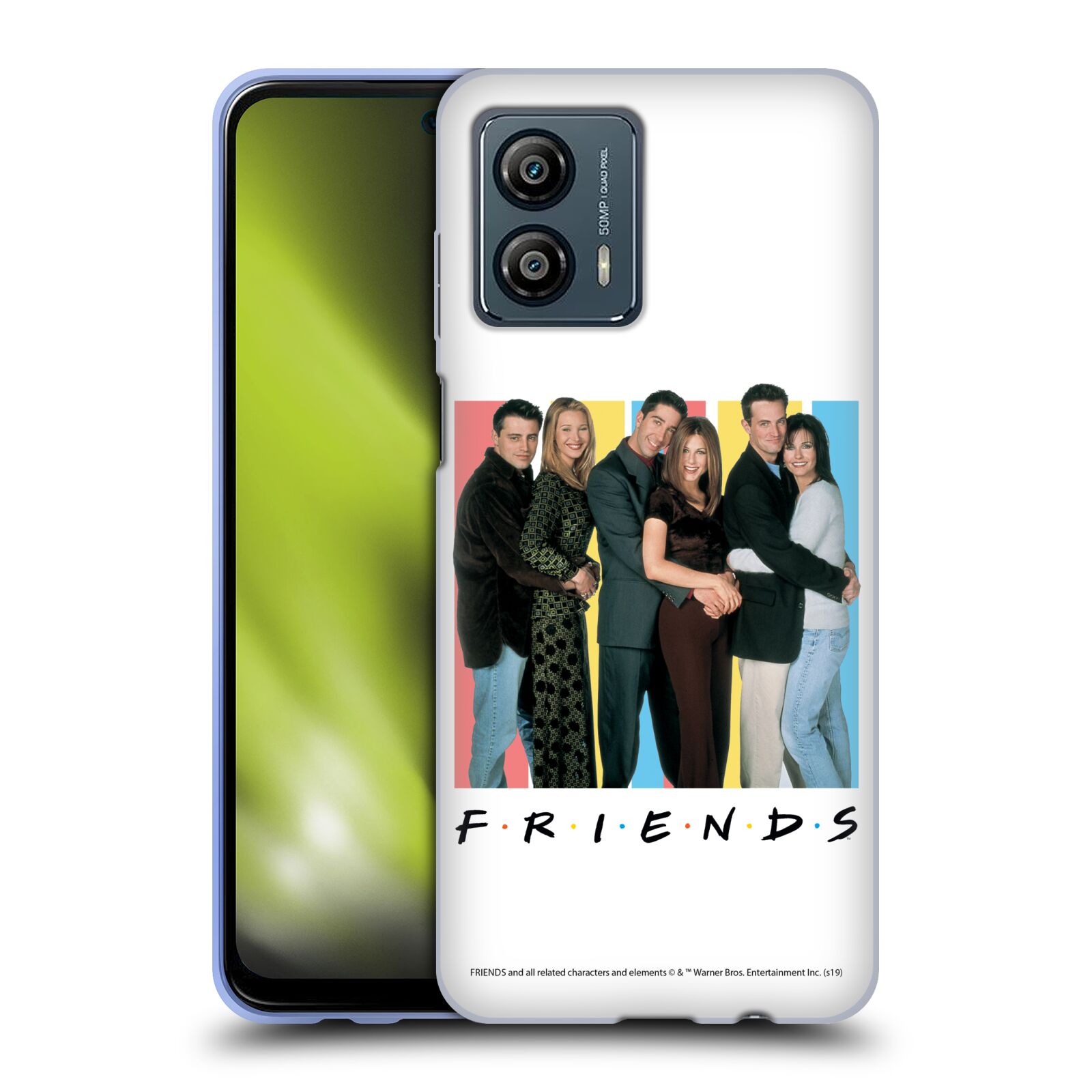 Silikonové pouzdro na mobil Motorola Moto G53 5G - Friends - Přátelé (Silikonový kryt, obal, pouzdro na mobilní telefon Motorola Moto G53 5G s licencovaným motivem Friends)