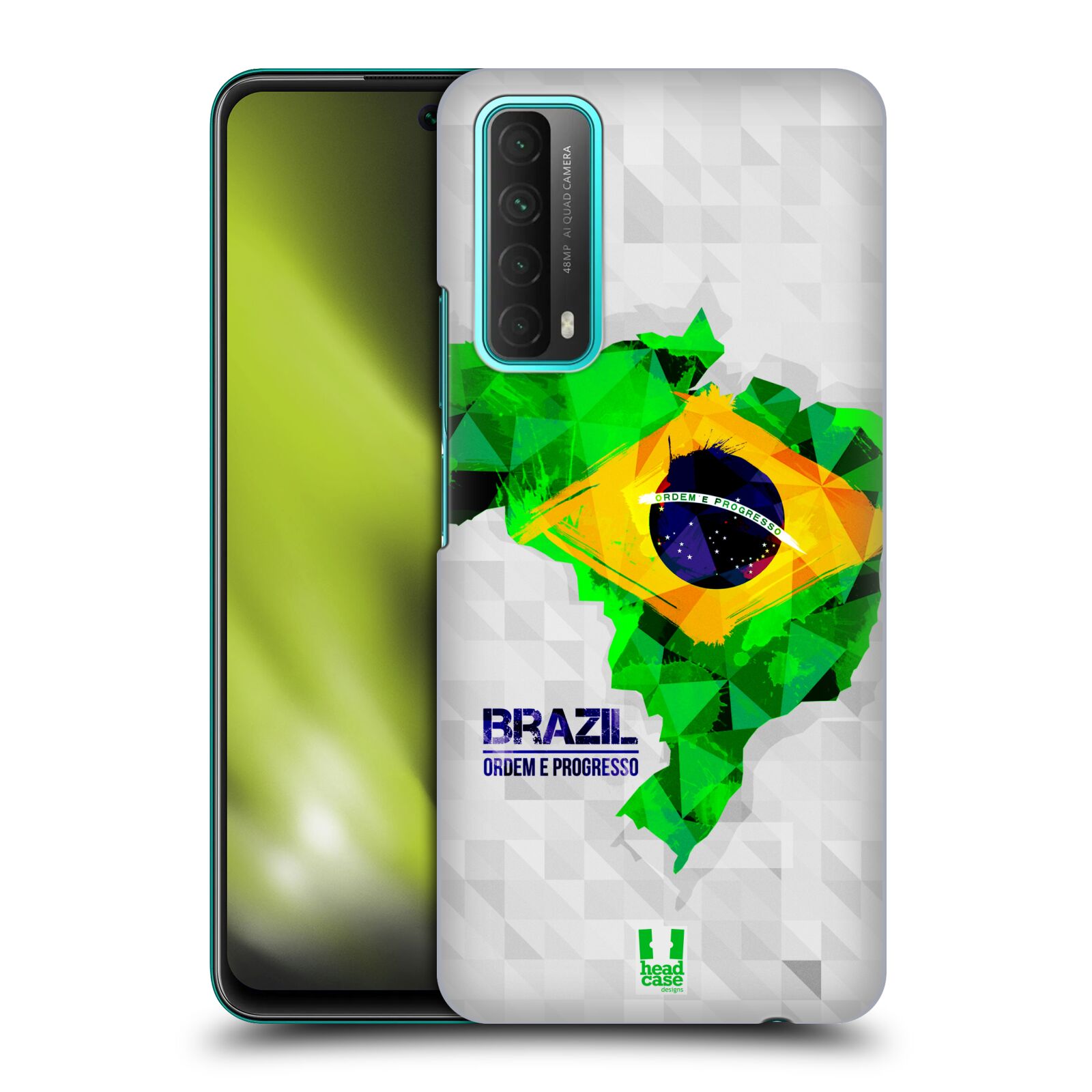 Plastové pouzdro na mobil Huawei P Smart (2021) - Head Case - GEOMAPA BRAZÍLIE