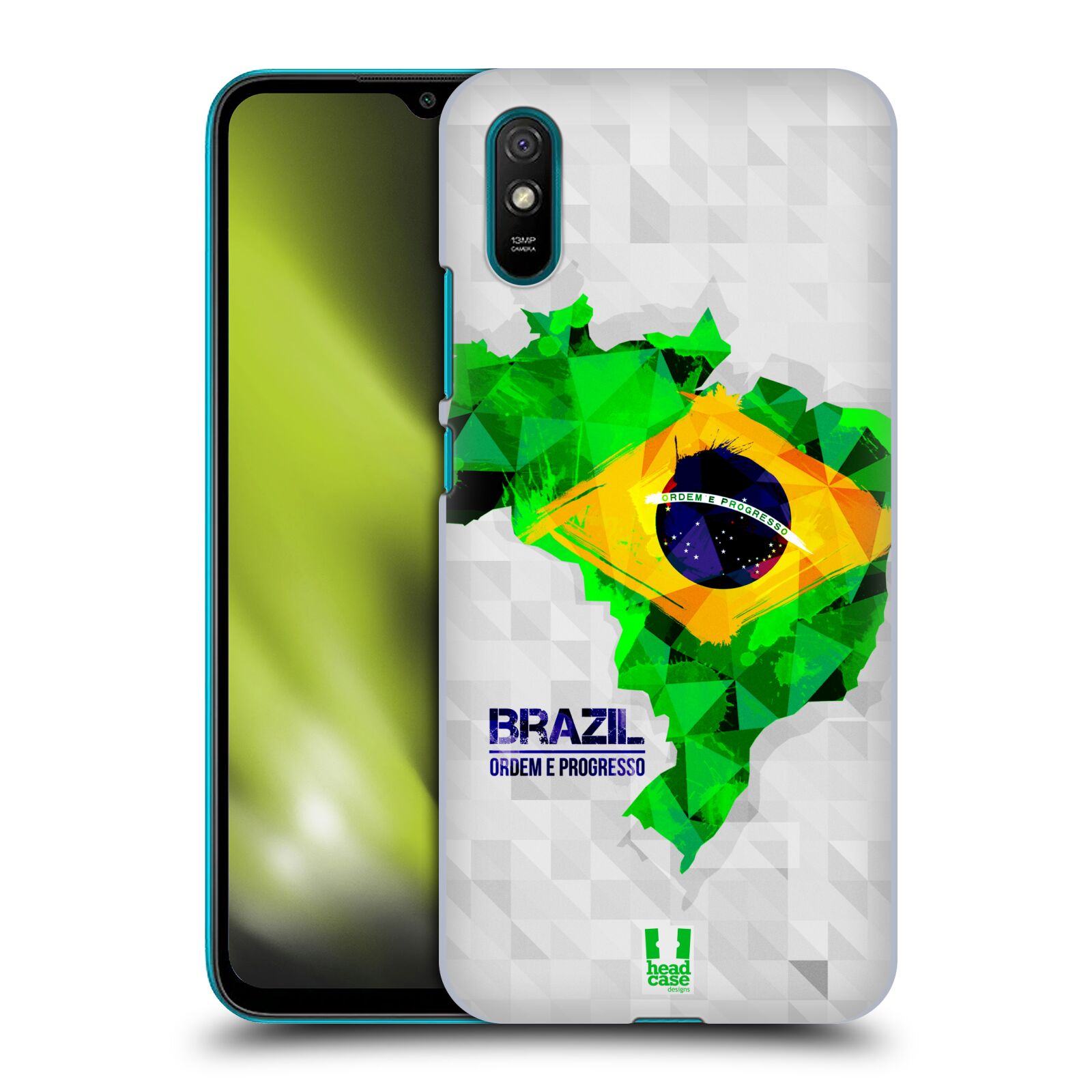 Plastové pouzdro na mobil Xiaomi Redmi 9A / Xiaomi Redmi 9AT - Head Case - GEOMAPA BRAZÍLIE