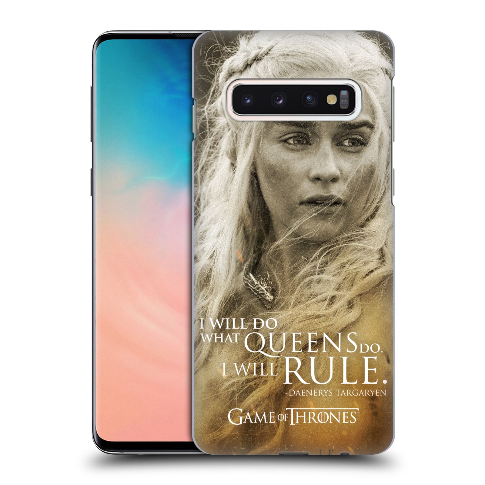 Plastové pouzdro na mobil Samsung Galaxy S10 - Head Case - Hra o trůny - Daenerys Targaryen