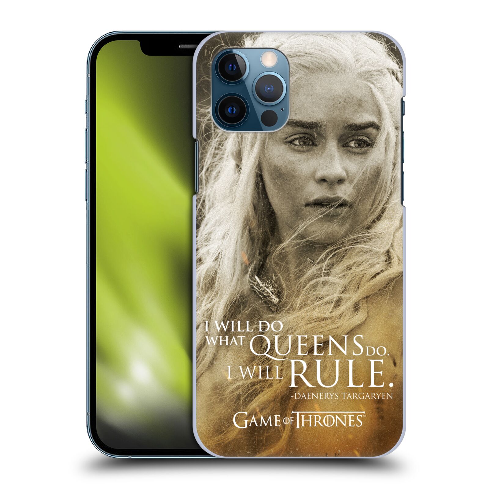 Plastové pouzdro na mobil Apple iPhone 12 / 12 Pro - Head Case - Hra o trůny - Daenerys Targaryen