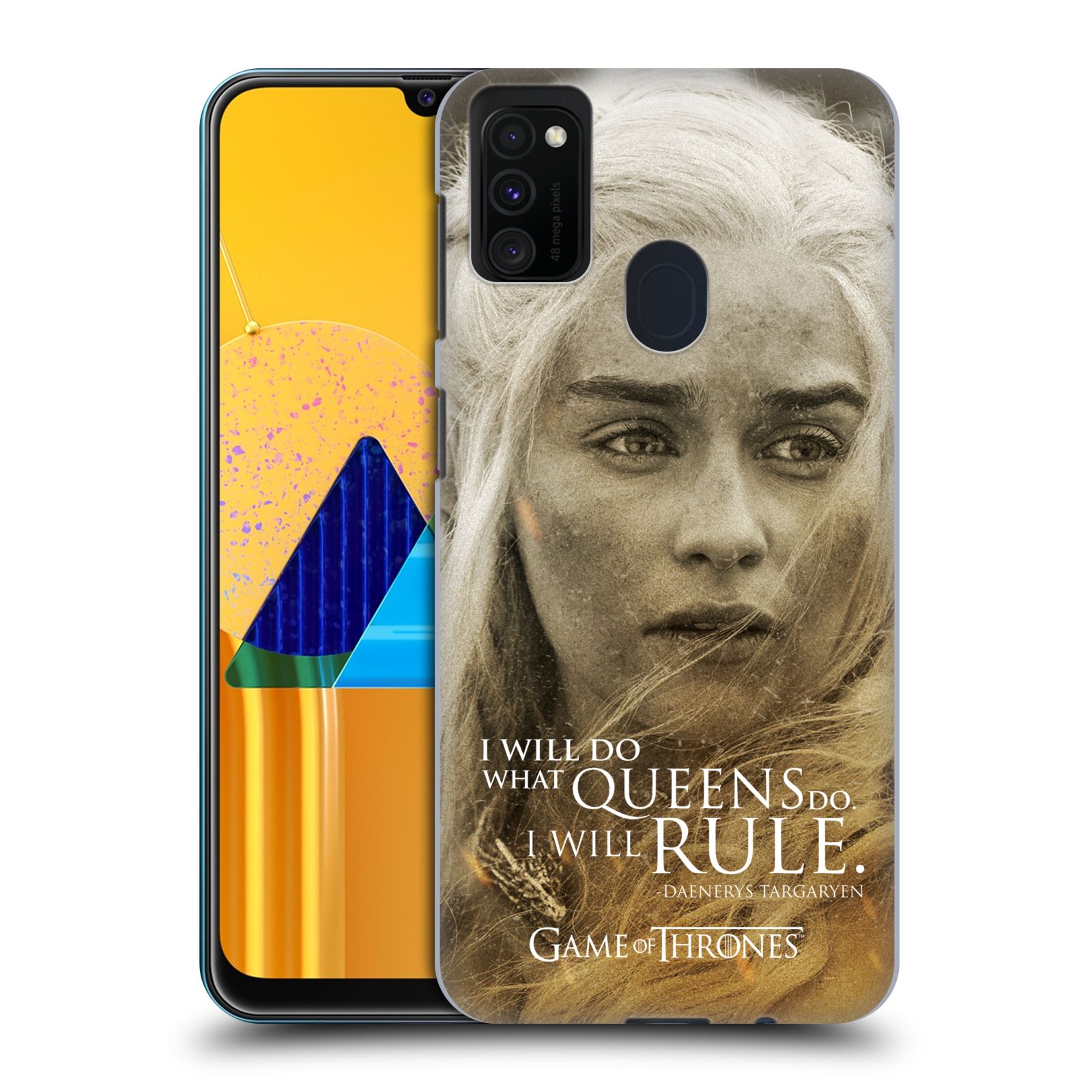 Plastové pouzdro na mobil Samsung Galaxy M21 - Head Case - Hra o trůny - Daenerys Targaryen