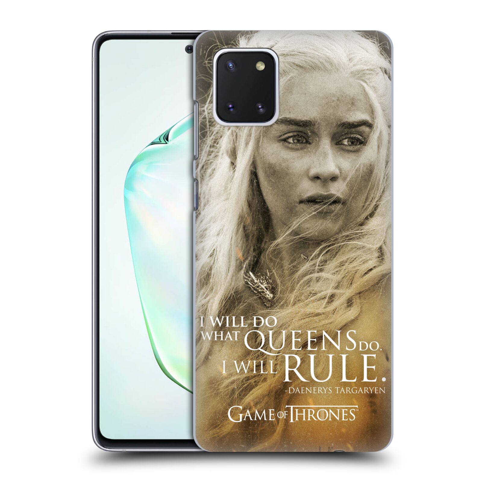 Plastové pouzdro na mobil Samsung Galaxy Note 10 Lite - Head Case - Hra o trůny - Daenerys Targaryen
