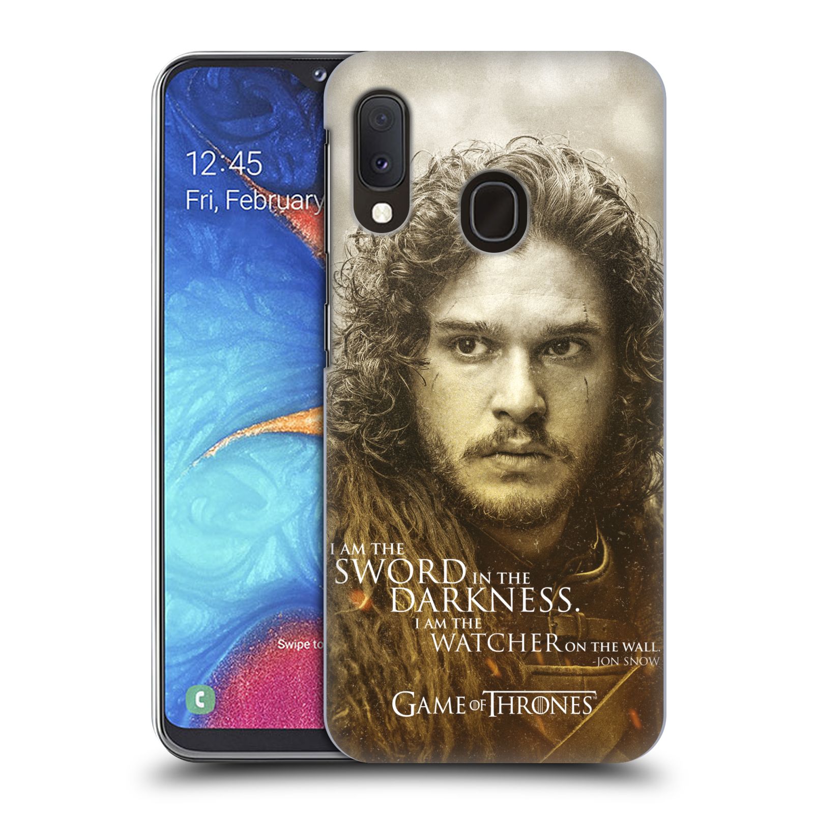 Plastové pouzdro na mobil Samsung Galaxy A20e - Head Case - Hra o trůny - Jon Snow