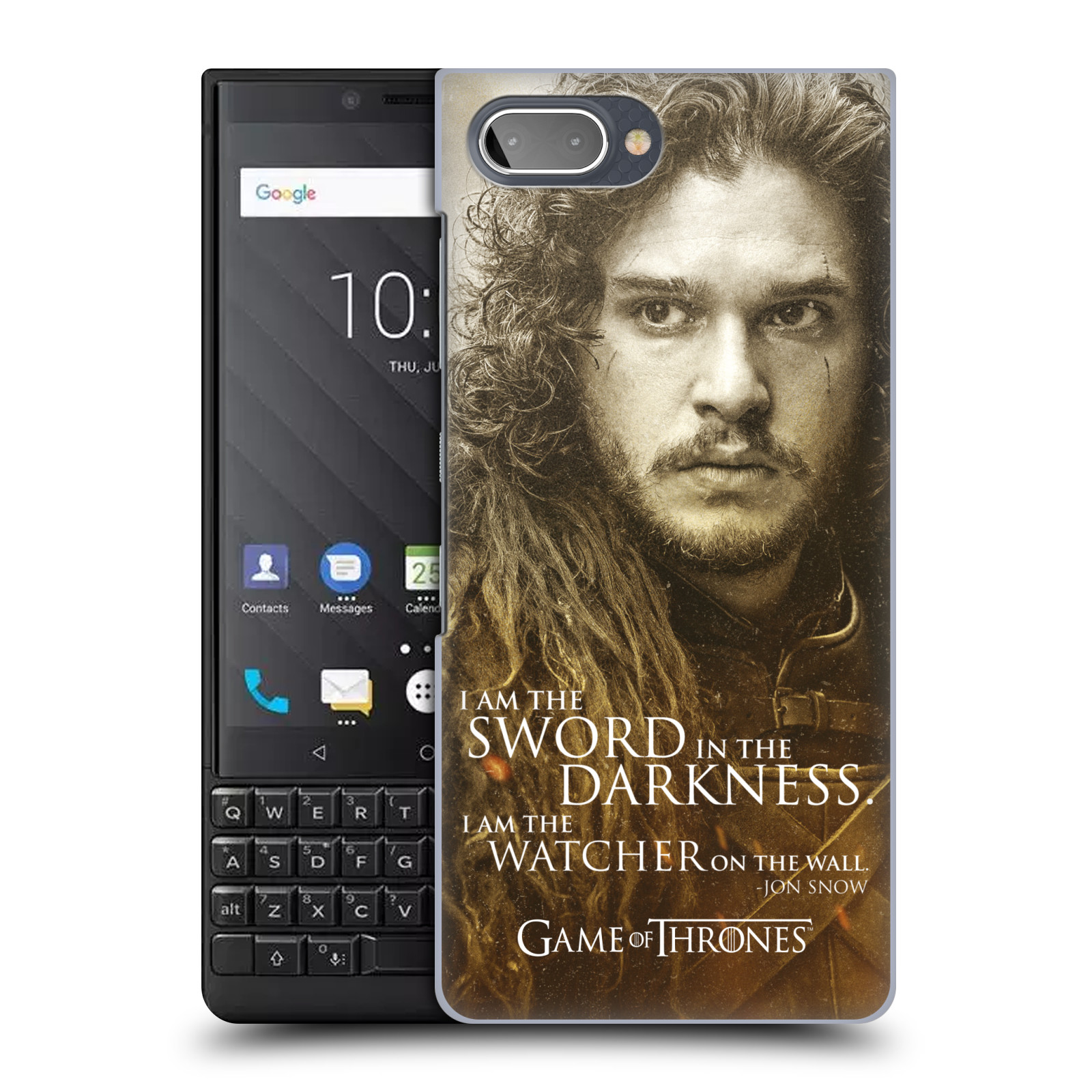 Plastové pouzdro na mobil Blackberry Key 2 - Head Case - Hra o trůny - Jon Snow