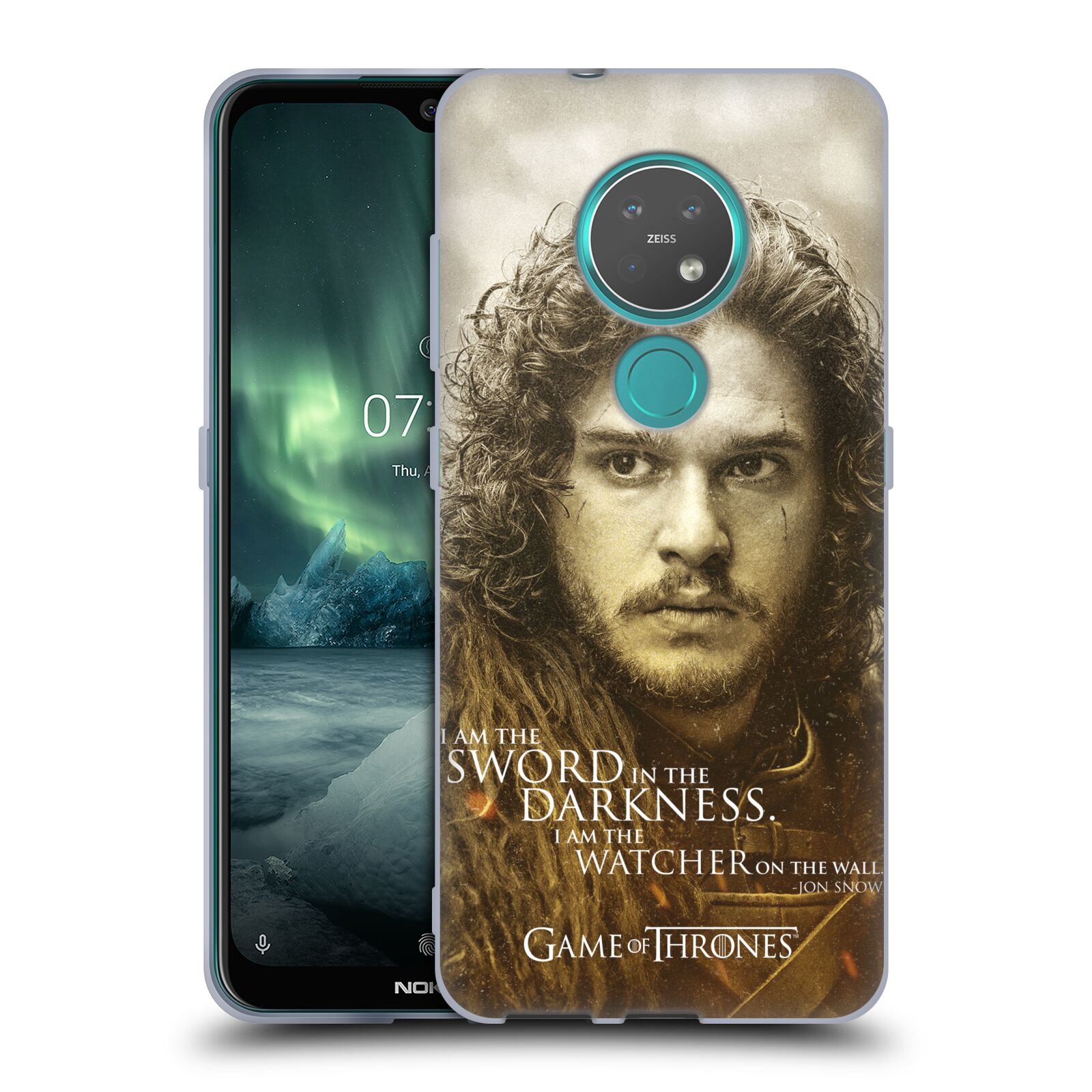 Silikonové pouzdro na mobil Nokia 6.2 - Head Case - Hra o trůny - Jon Snow