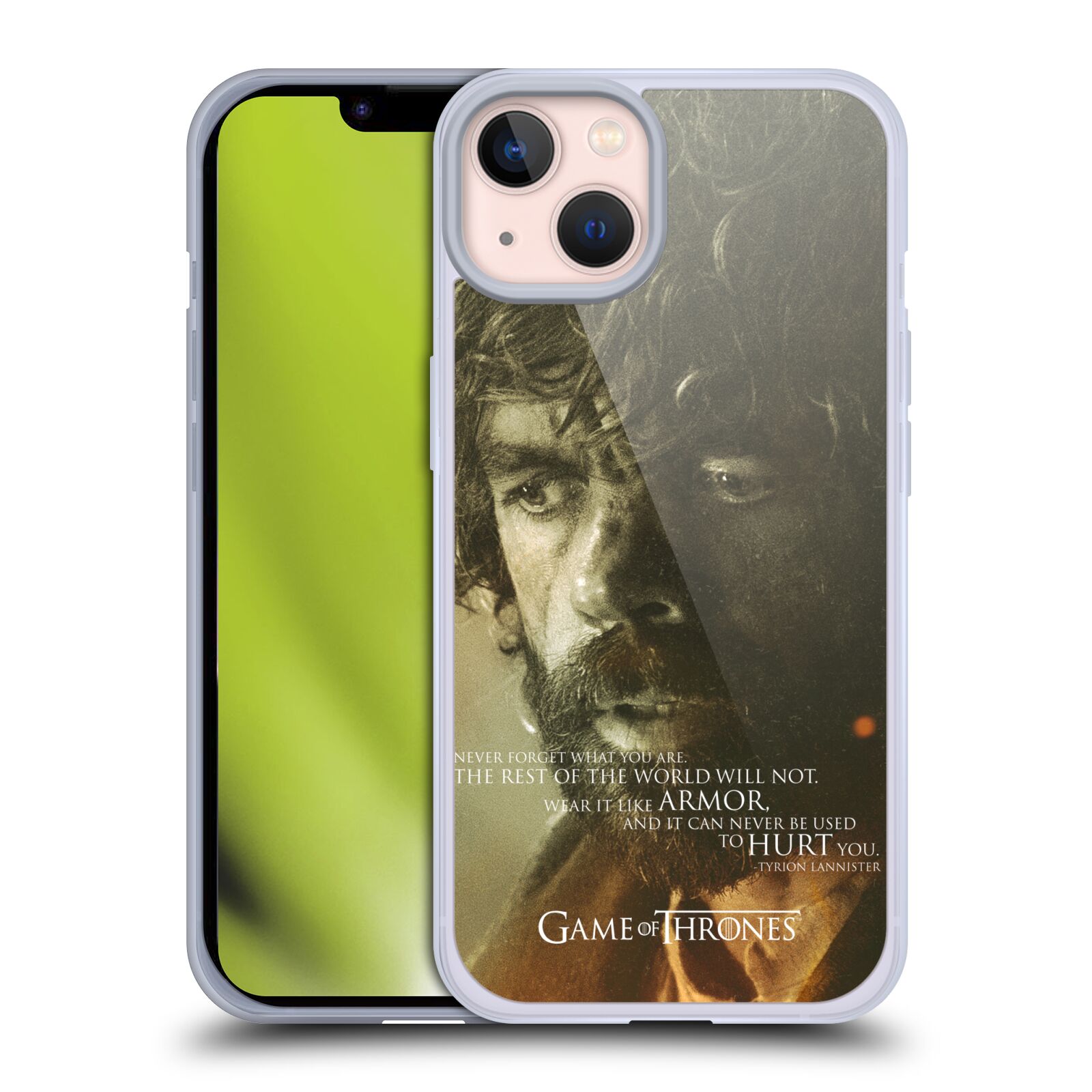 Silikonové pouzdro na mobil Apple iPhone 13 - Head Case - Hra o trůny - Tyrion Lannister (Silikonový kryt, obal, pouzdro na mobilní telefon Apple iPhone 13 s motivem Hra o trůny - Tyrion Lannister)
