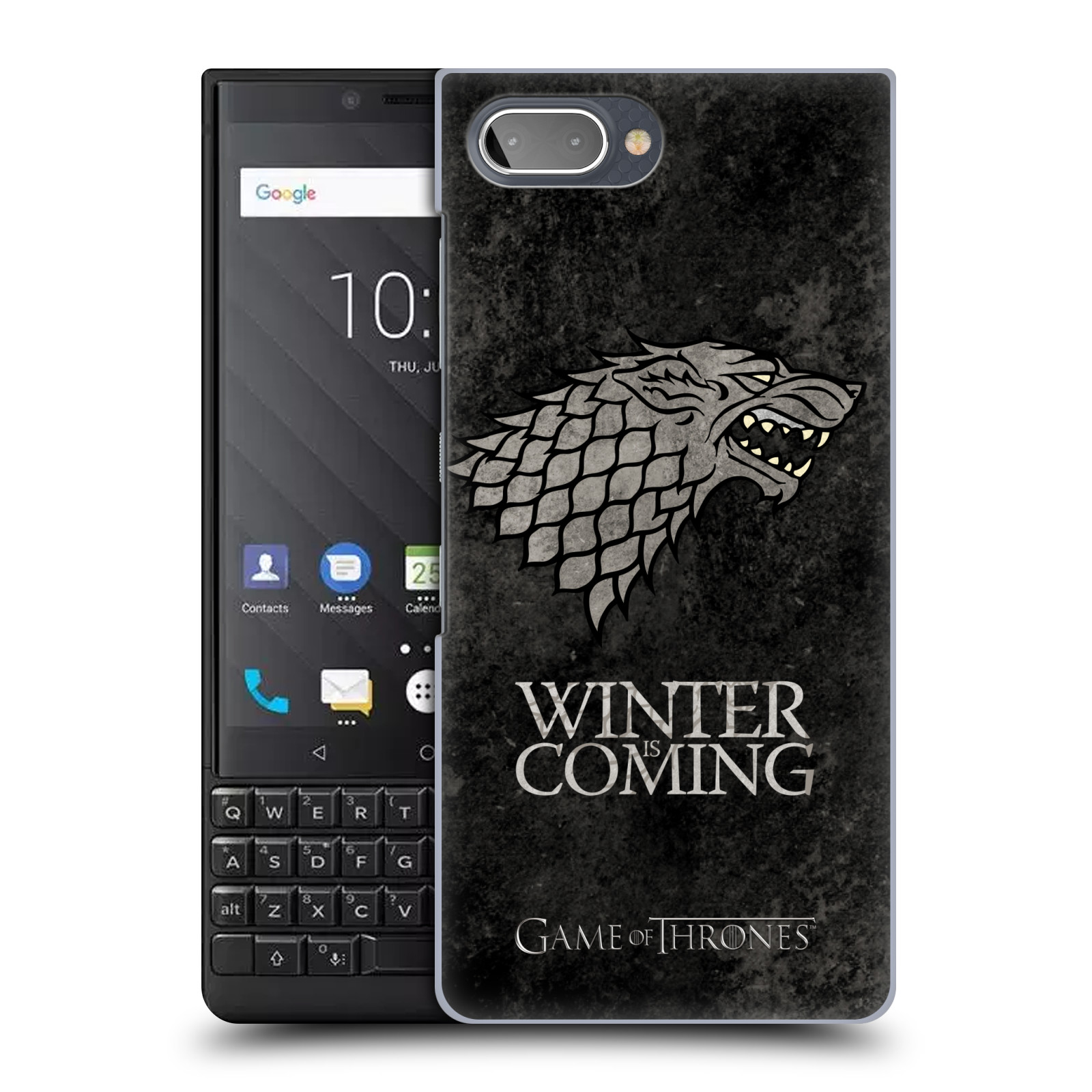 Plastové pouzdro na mobil Blackberry Key 2 - Head Case - Hra o trůny - Stark - Winter is coming